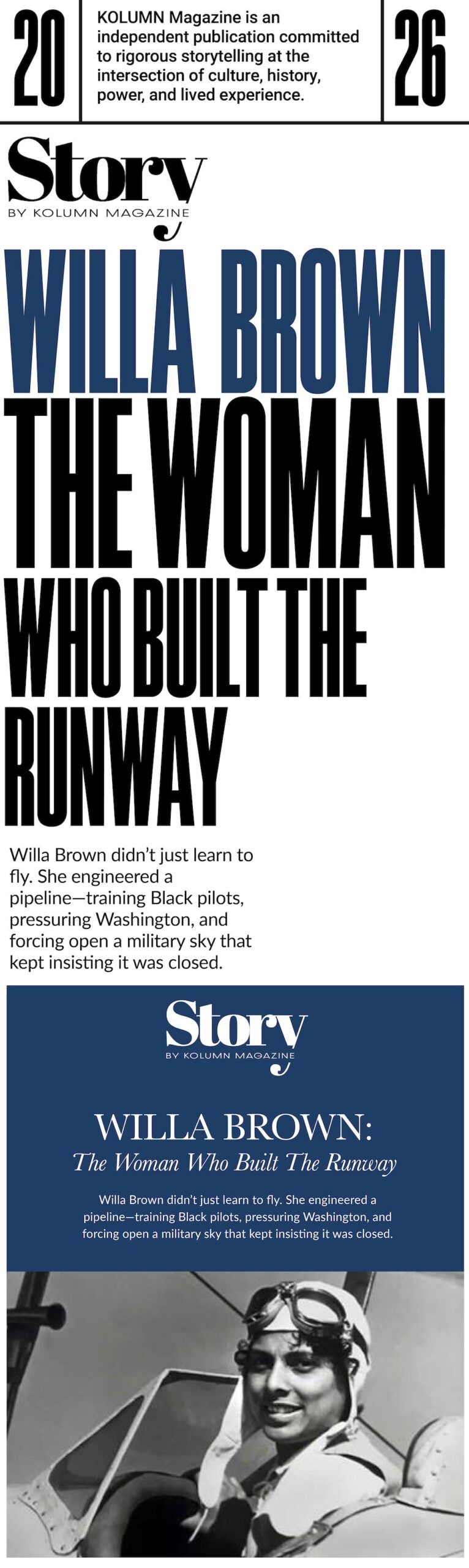Willa Brown, KOLUMN, African American News, Black News, African American Journalism, Black Journalism, African American History, Black History, African American Art, Black Art, African American Music, Black Music, African American Wealth, Black Wealth, African American Education, Black Education, Historic Black University or College, HBCU