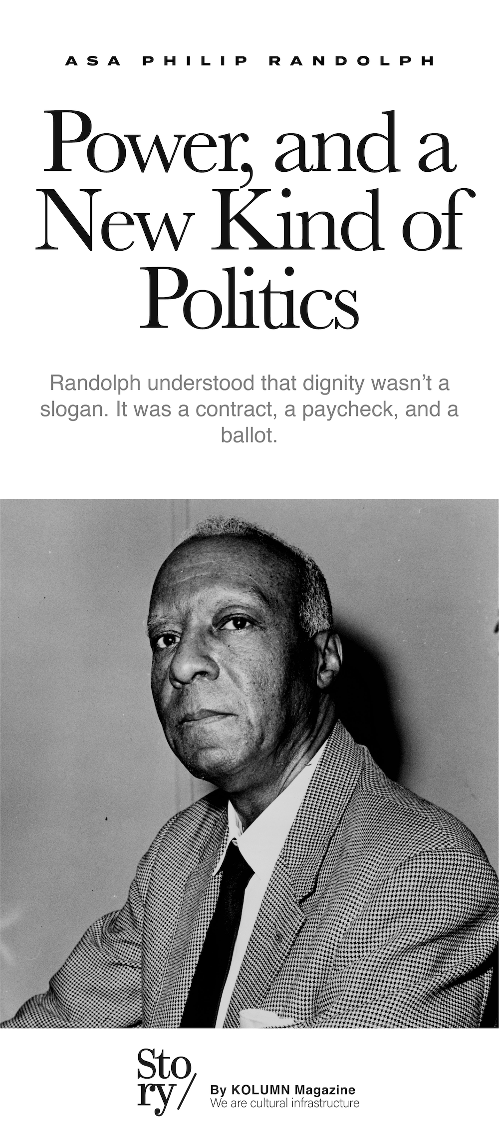 A. Phllip Randolph, KOLUMN, African American News, Black News, African American Journalism, Black Journalism, African American History, Black History, African American Art, Black Art, African American Music, Black Music, African American Wealth, Black Wealth, African American Education, Black Education, Historic Black University or College, HBCU