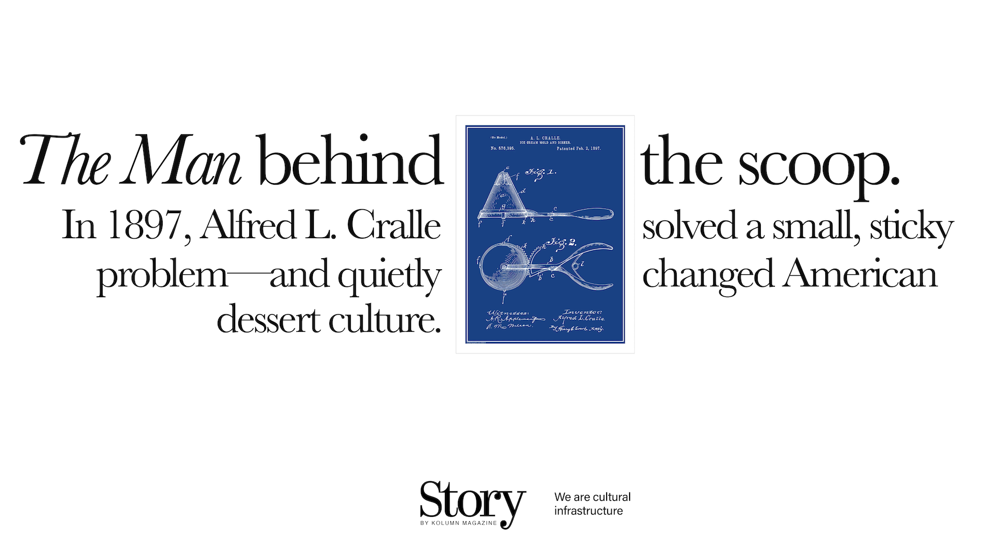 Alfred L Cralle, Ice Cream Scoop, KOLUMN, African American News, Black News, African American Journalism, Black Journalism, African American History, Black History, African American Art, Black Art, African American Music, Black Music, African American Wealth, Black Wealth, African American Education, Black Education, Historic Black University or College, HBCU
