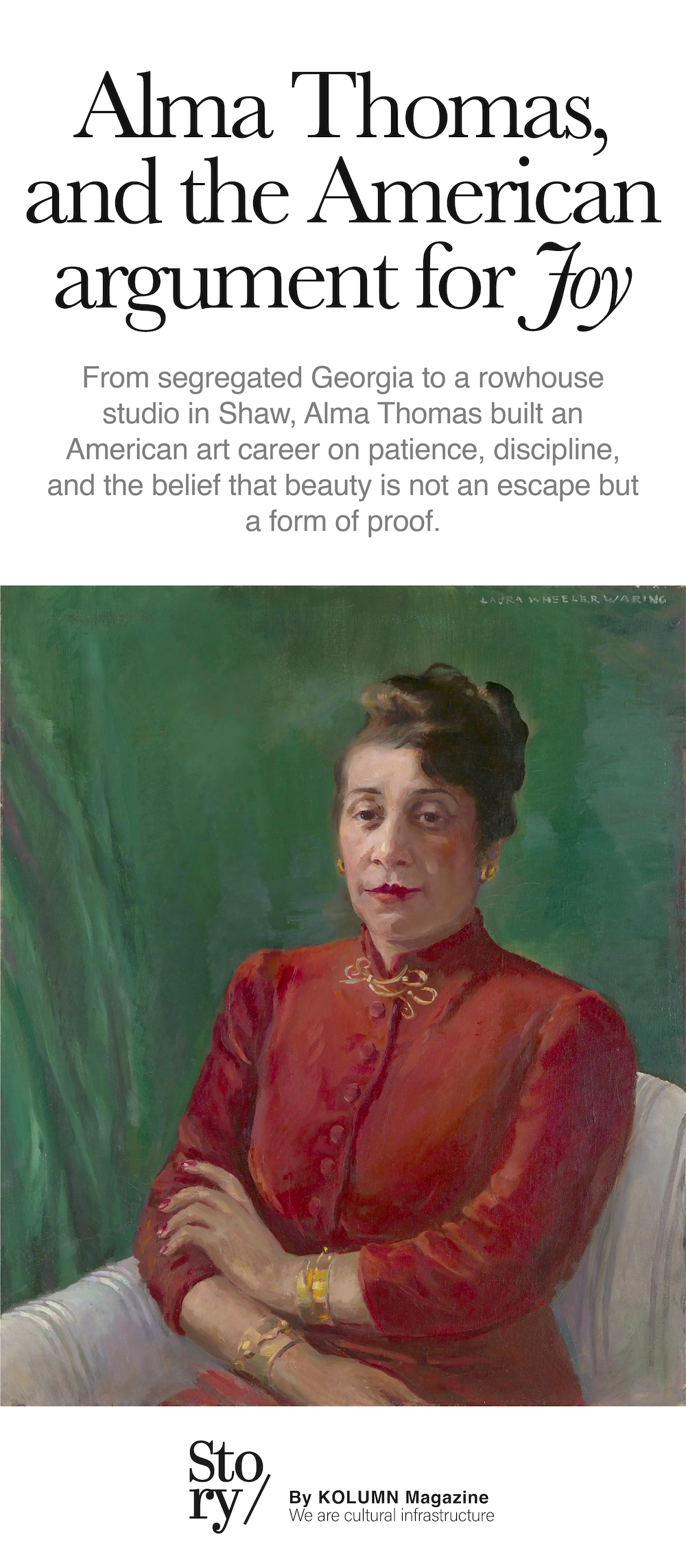 Alma Thomas, KOLUMN, African American News, Black News, African American Journalism, Black Journalism, African American History, Black History, African American Art, Black Art, African American Music, Black Music, African American Wealth, Black Wealth, African American Education, Black Education, Historic Black University or College, HBCU