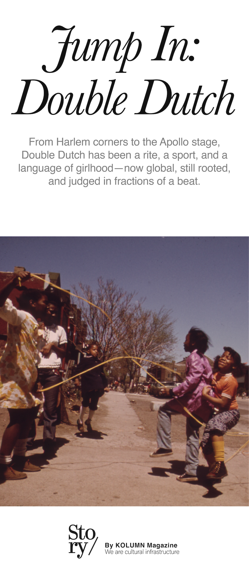 Double Dutch, Jump Rope, KOLUMN, African American News, Black News, African American Journalism, Black Journalism, African American History, Black History, African American Art, Black Art, African American Music, Black Music, African American Wealth, Black Wealth, African American Education, Black Education, Historic Black University or College, HBCU