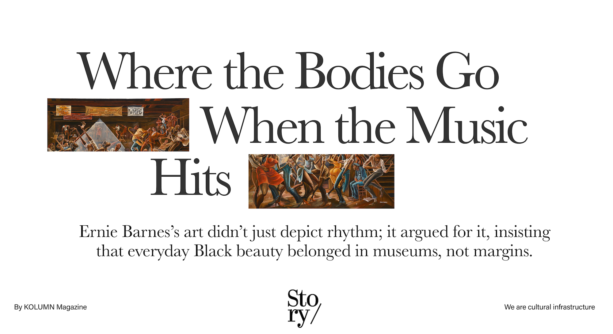 Ernie Barnes, Shake Shack, KOLUMN, African American News, Black News, African American Journalism, Black Journalism, African American History, Black History, African American Art, Black Art, African American Music, Black Music, African American Wealth, Black Wealth, African American Education, Black Education, Historic Black University or College, HBCU