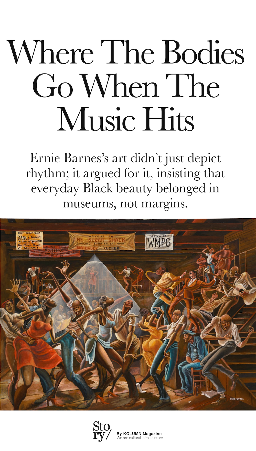 Ernie Barnes, Shake Shack, KOLUMN, African American News, Black News, African American Journalism, Black Journalism, African American History, Black History, African American Art, Black Art, African American Music, Black Music, African American Wealth, Black Wealth, African American Education, Black Education, Historic Black University or College, HBCU