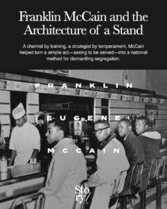 Franklin Eugene McCain, Franklin McCain, KOLUMN, African American News, Black News, African American Journalism, Black Journalism, African American History, Black History, African American Art, Black Art, African American Music, Black Music, African American Wealth, Black Wealth, African American Education, Black Education, Historic Black University or College, HBCU