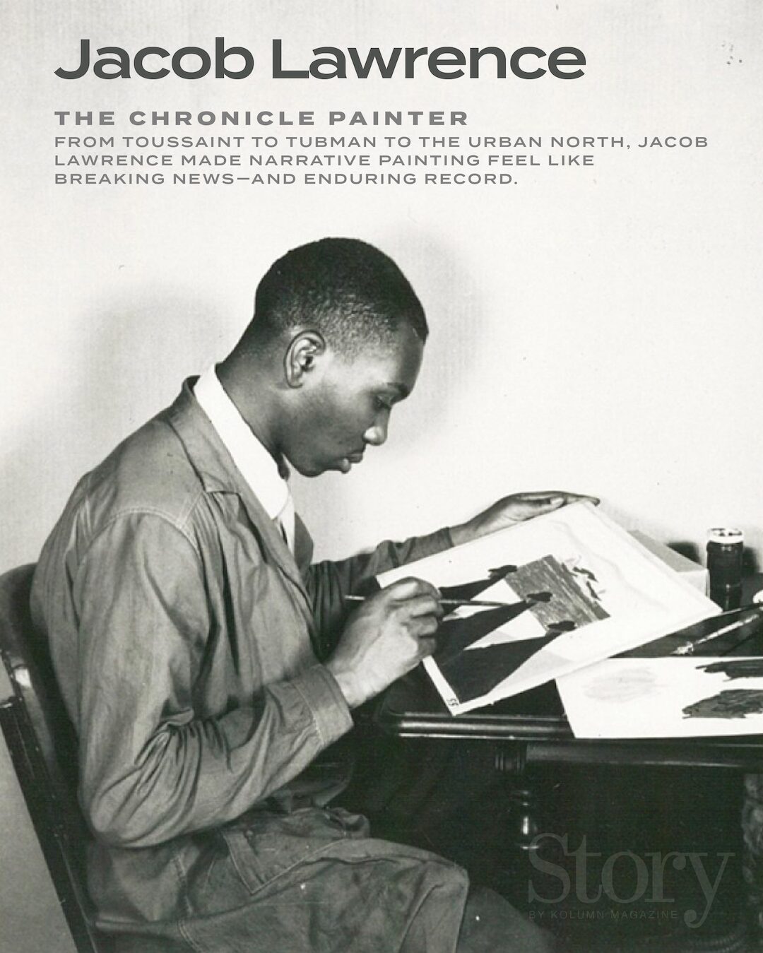Jacob Lawrence, KOLUMN, African American News, Black News, African American Journalism, Black Journalism, African American History, Black History, African American Art, Black Art, African American Music, Black Music, African American Wealth, Black Wealth, African American Education, Black Education, Historic Black University or College, HBCU
