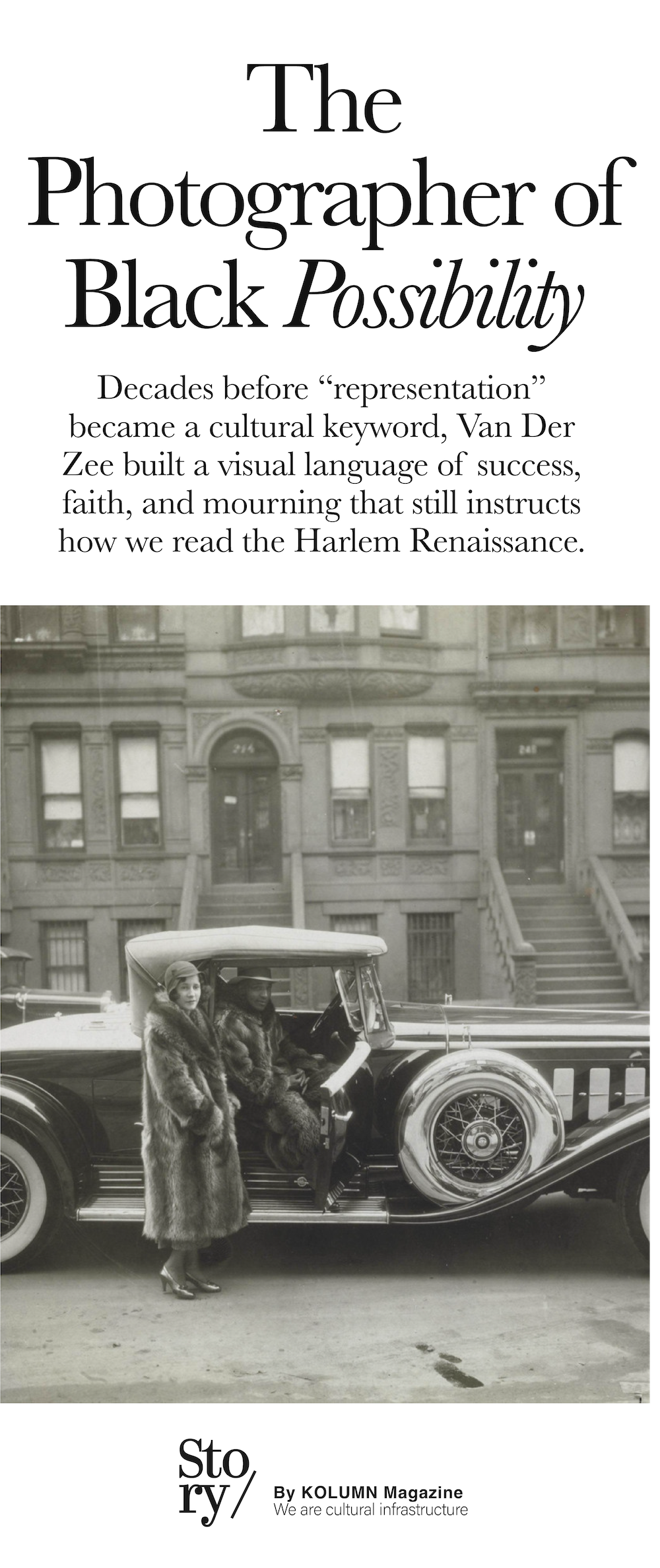 James Van Der Zee, Van Der Zee, KOLUMN, African American News, Black News, African American Journalism, Black Journalism, African American History, Black History, African American Art, Black Art, African American Music, Black Music, African American Wealth, Black Wealth, African American Education, Black Education, Historic Black University or College, HBCU