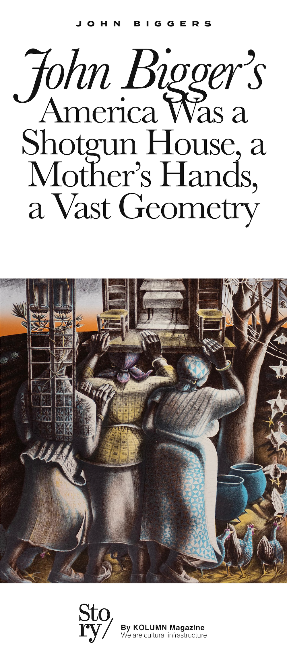 John Biggers, The Contribution of the Negro Woman in American Life and Education, KOLUMN, African American News, Black News, African American Journalism, Black Journalism, African American History, Black History, African American Art, Black Art, African American Music, Black Music, African American Wealth, Black Wealth, African American Education, Black Education, Historic Black University or College, HBCU