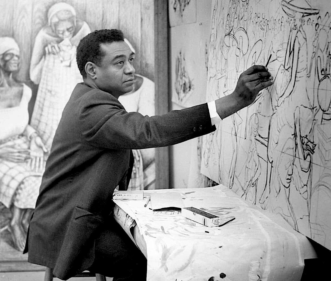 John Biggers, The Contribution of the Negro Woman in American Life and Education, KOLUMN, African American News, Black News, African American Journalism, Black Journalism, African American History, Black History, African American Art, Black Art, African American Music, Black Music, African American Wealth, Black Wealth, African American Education, Black Education, Historic Black University or College, HBCU