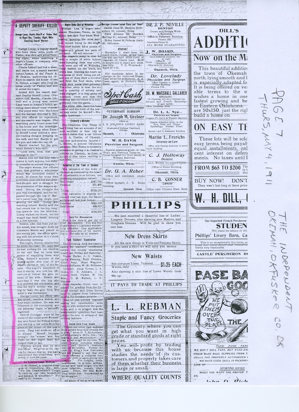 Oklahoma Lynching, Laura Nelson, L.D. Nelson, Okemah Oklahoma, KOLUMN, African American News, Black News, African American Journalism, Black Journalism, African American History, Black History, African American Art, Black Art, African American Music, Black Music, African American Wealth, Black Wealth, African American Education, Black Education, Historic Black University or College, HBCU