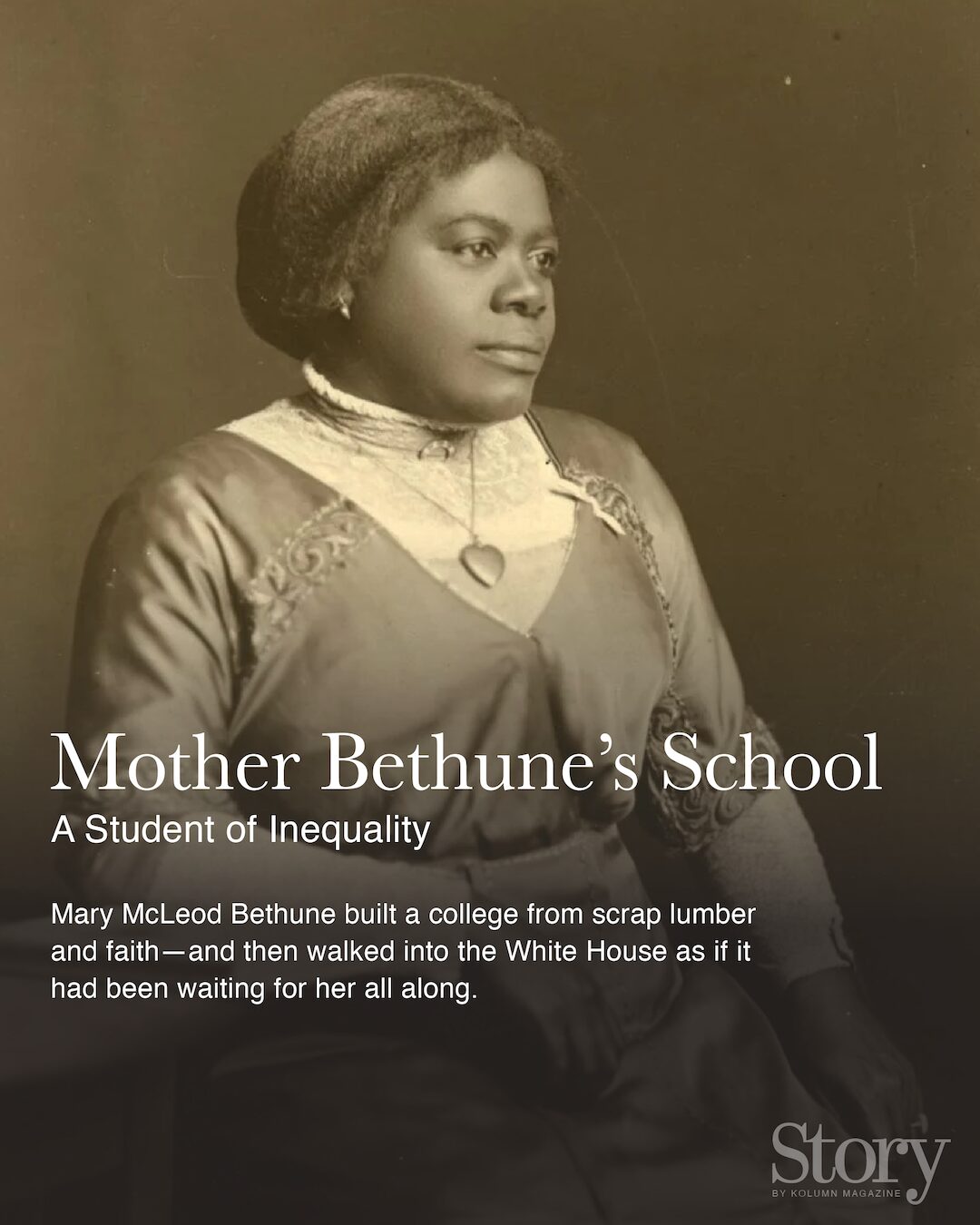 Mary McLeod Bethune, KOLUMN, African American News, Black News, African American Journalism, Black Journalism, African American History, Black History, African American Art, Black Art, African American Music, Black Music, African American Wealth, Black Wealth, African American Education, Black Education, Historic Black University or College, HBCU