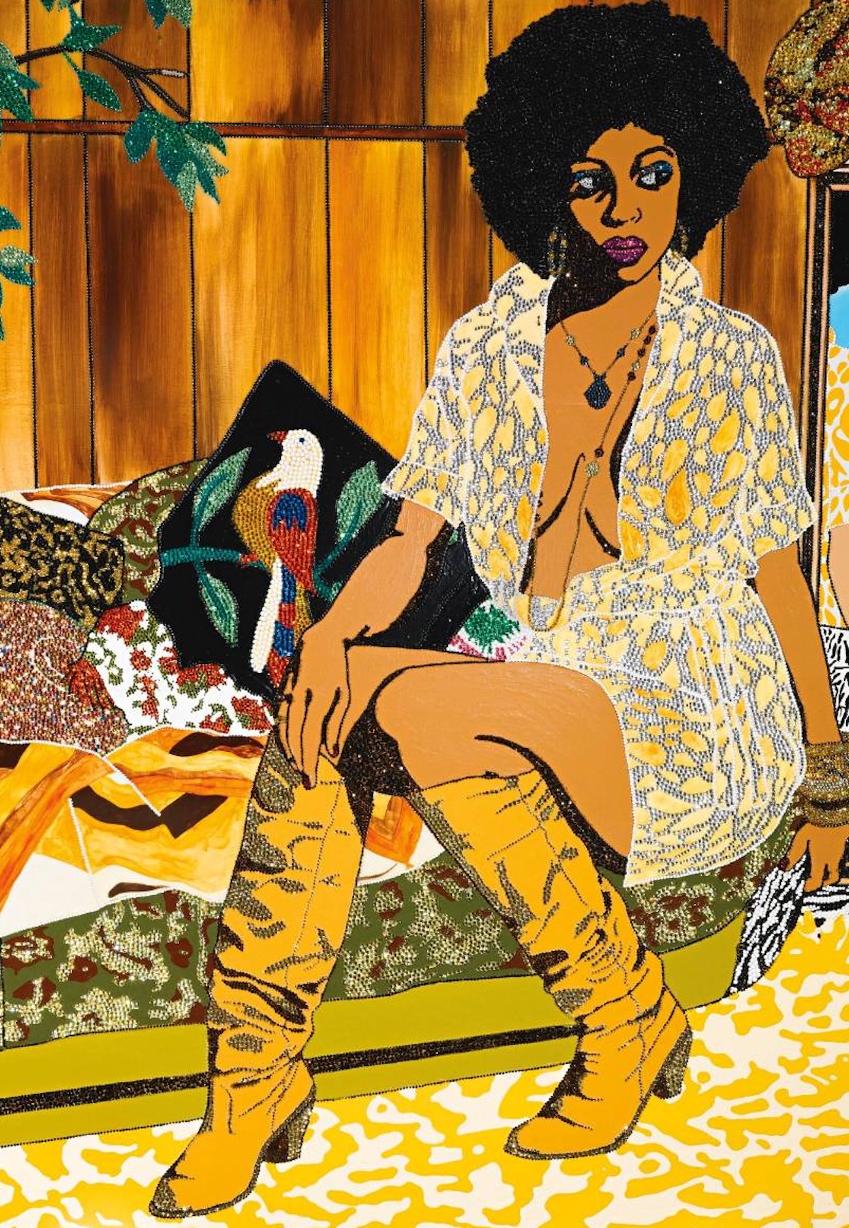 Mickalene Thomas, KOLUMN, African American News, Black News, African American Journalism, Black Journalism, African American History, Black History, African American Art, Black Art, African American Music, Black Music, African American Wealth, Black Wealth, African American Education, Black Education, Historic Black University or College, HBCU