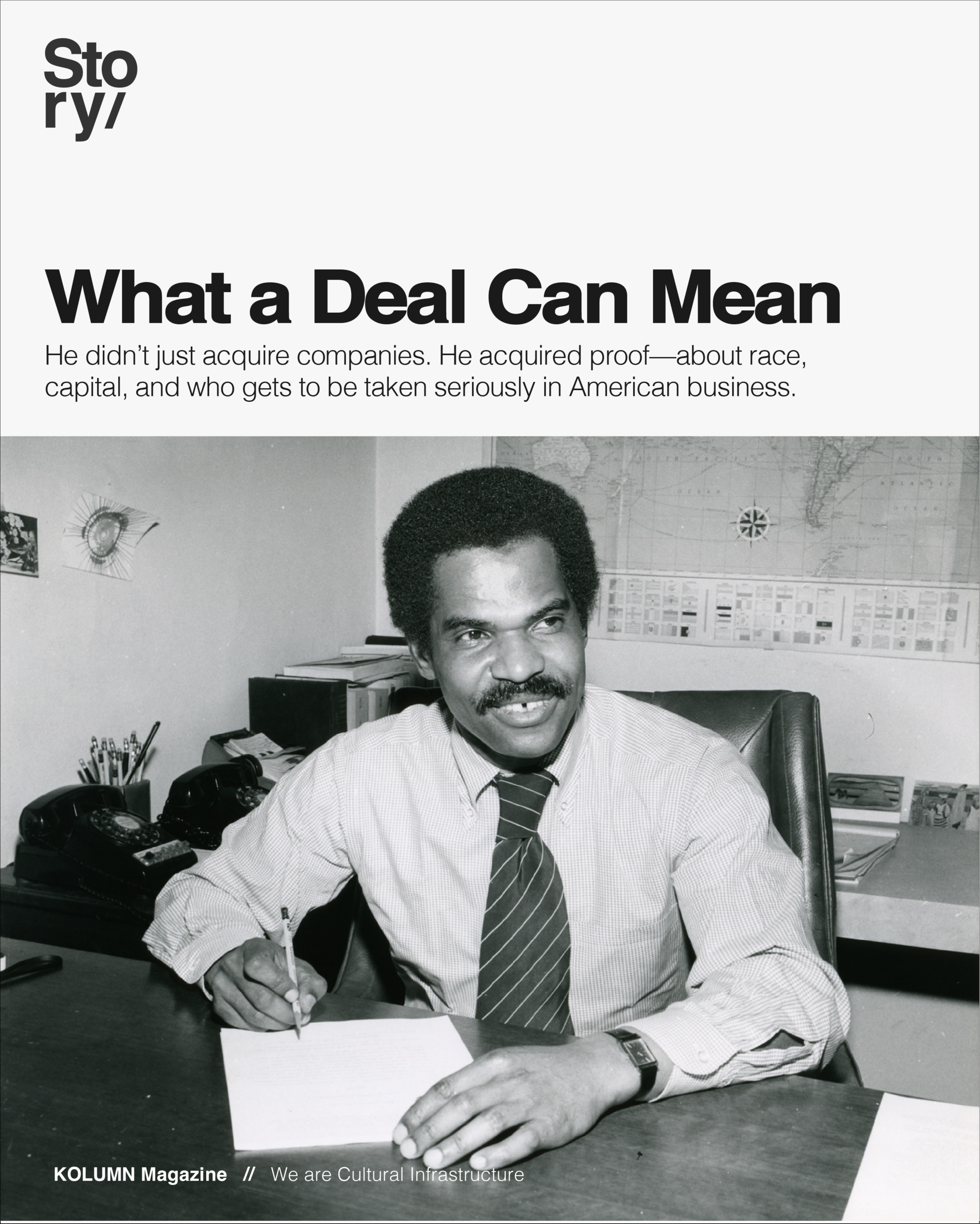 Reginald F. Lewis, KOLUMN, Cultural Infrastructure, African American News, Black News, African American Journalism, Black Journalism, African American History, Black History, African American Art, Black Art, African American Music, Black Music, African American Wealth, Black Wealth, African American Education, Black Education, Historic Black University or College, HBCU