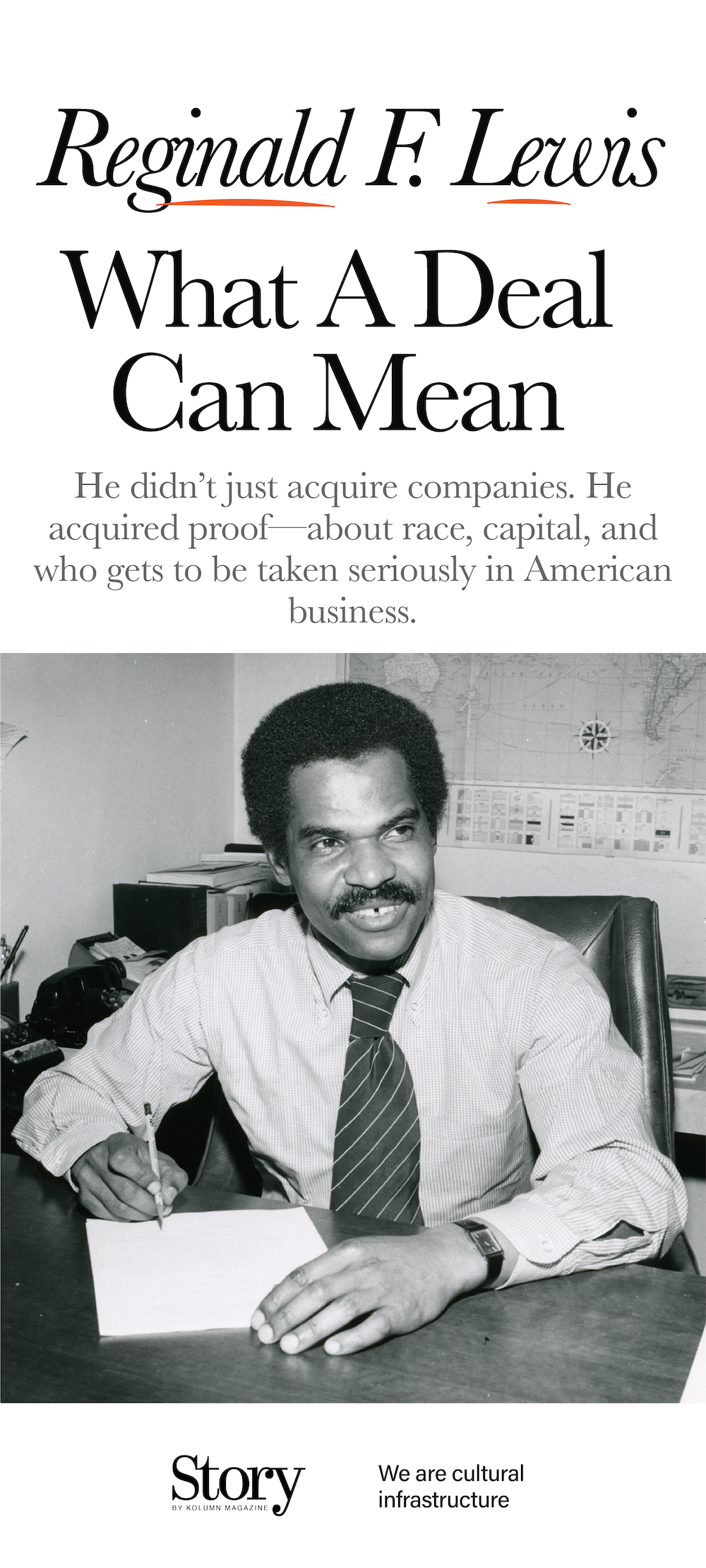 Reginald F. Lewis, KOLUMN, Cultural Infrastructure, African American News, Black News, African American Journalism, Black Journalism, African American History, Black History, African American Art, Black Art, African American Music, Black Music, African American Wealth, Black Wealth, African American Education, Black Education, Historic Black University or College, HBCU