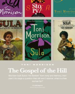 Toni Morrison, Sula, KOLUMN, African American News, Black News, African American Journalism, Black Journalism, African American History, Black History, African American Art, Black Art, African American Music, Black Music, African American Wealth, Black Wealth, African American Education, Black Education, Historic Black University or College, HBCU