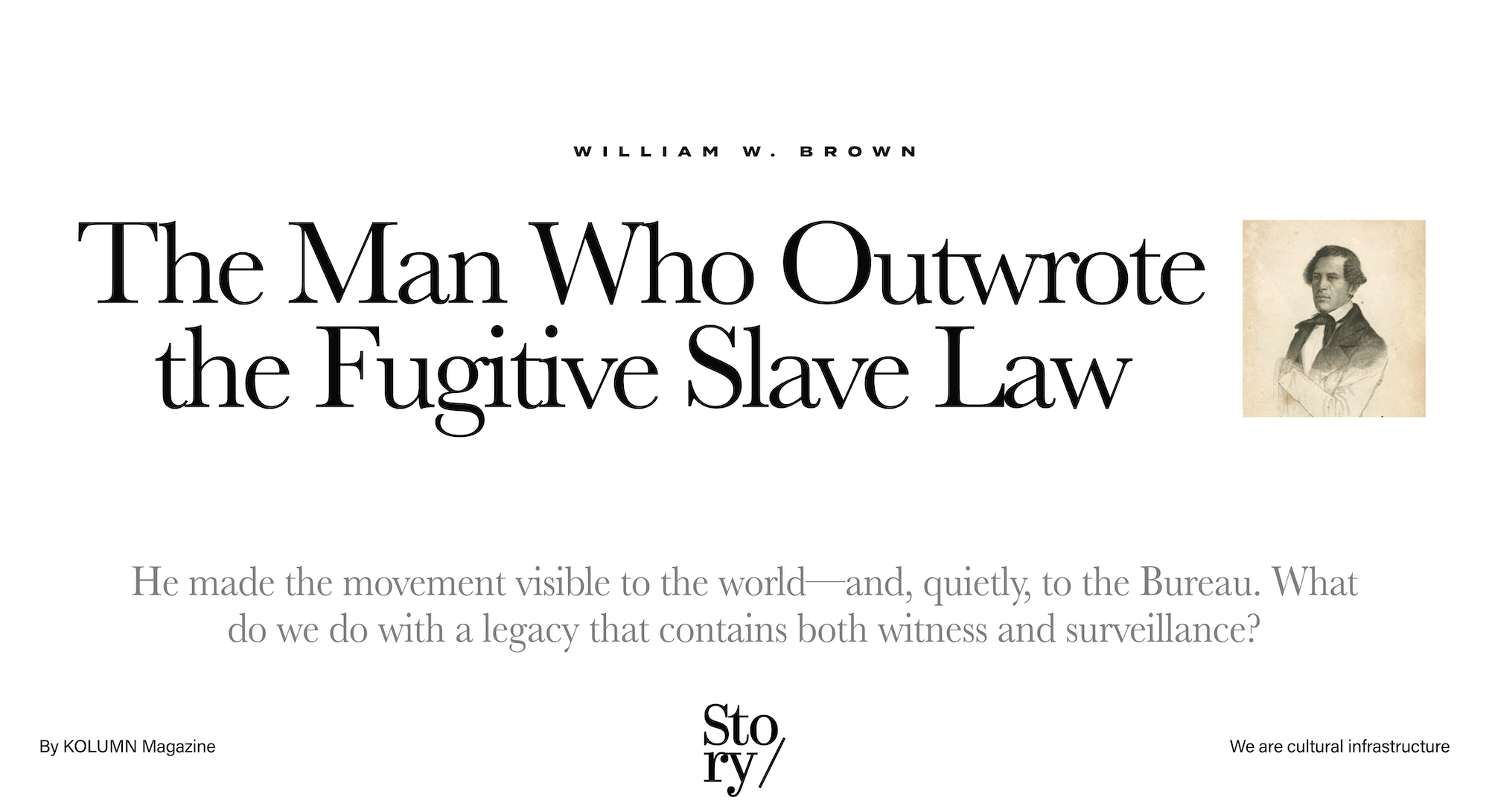 William W Brown, KOLUMN, African American News, Black News, African American Journalism, Black Journalism, African American History, Black History, African American Art, Black Art, African American Music, Black Music, African American Wealth, Black Wealth, African American Education, Black Education, Historic Black University or College, HBCU