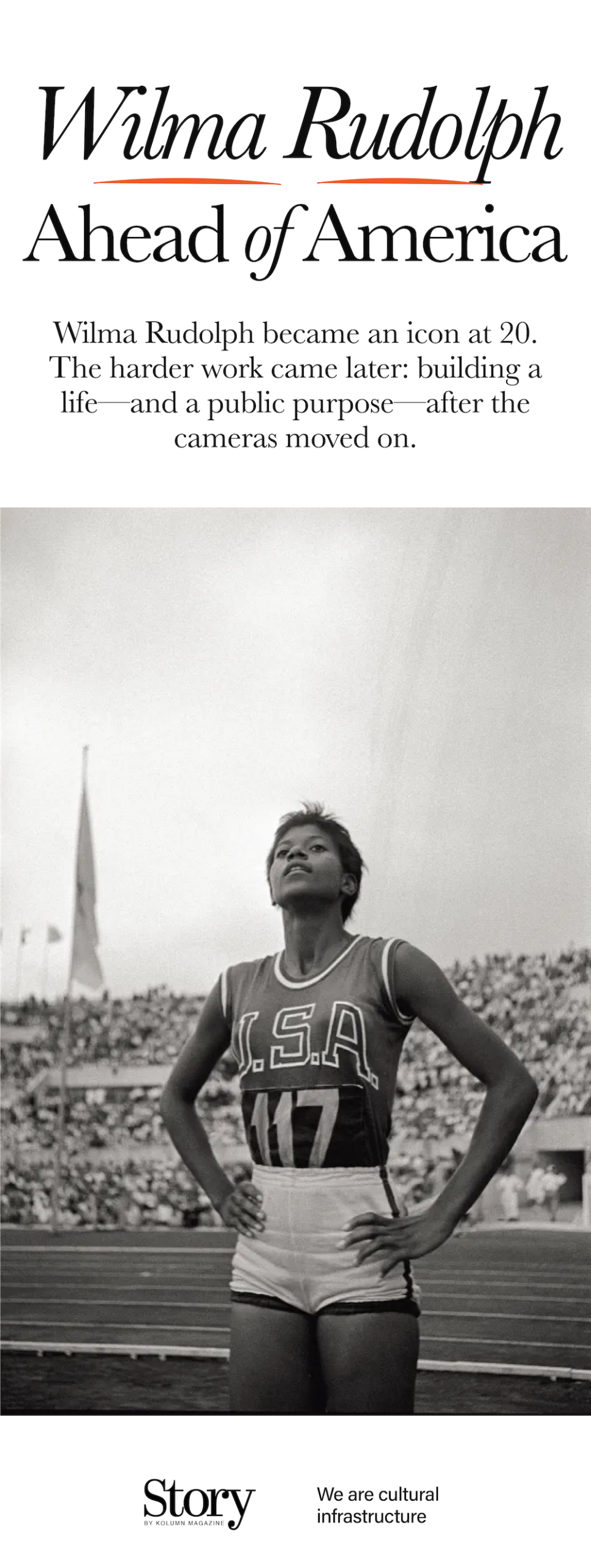 Wilma Rudolph, KOLUMN, African American News, Black News, African American Journalism, Black Journalism, African American History, Black History, African American Art, Black Art, African American Music, Black Music, African American Wealth, Black Wealth, African American Education, Black Education, Historic Black University or College, HBCU