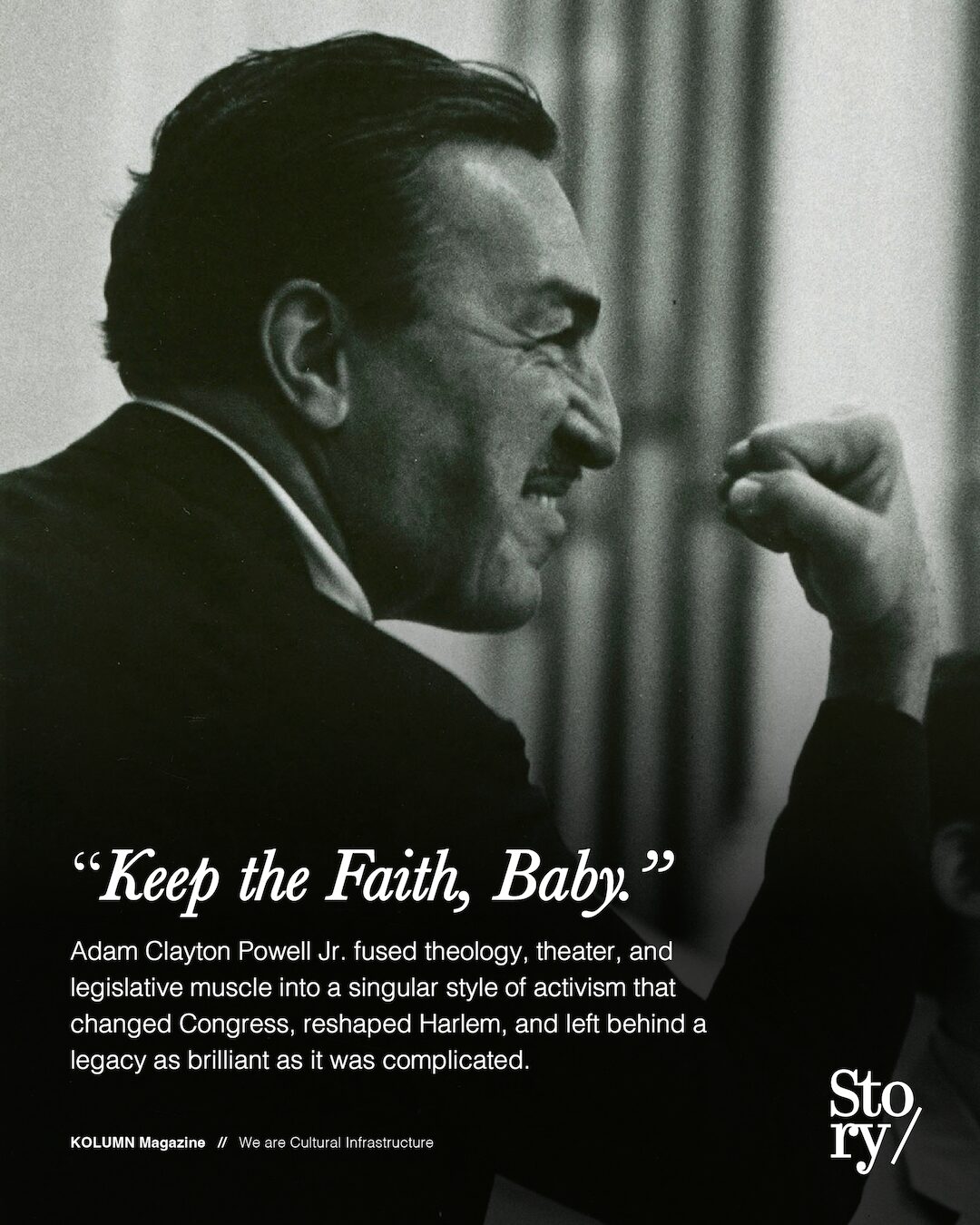 Adam Clayon Powell Jr, Adam Clayon Powell, KOLUMN, African American News, Black News, African American Journalism, Black Journalism, African American History, Black History, African American Art, Black Art, African American Music, Black Music, African American Wealth, Black Wealth, African American Education, Black Education, Historic Black University or College, HBCU