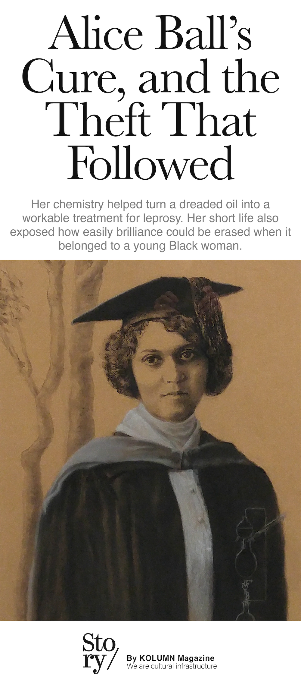 Alice Augusta Ball, KOLUMN, African American News, Black News, African American Journalism, Black Journalism, African American History, Black History, African American Art, Black Art, African American Music, Black Music, African American Wealth, Black Wealth, African American Education, Black Education, Historic Black University or College, HBCU