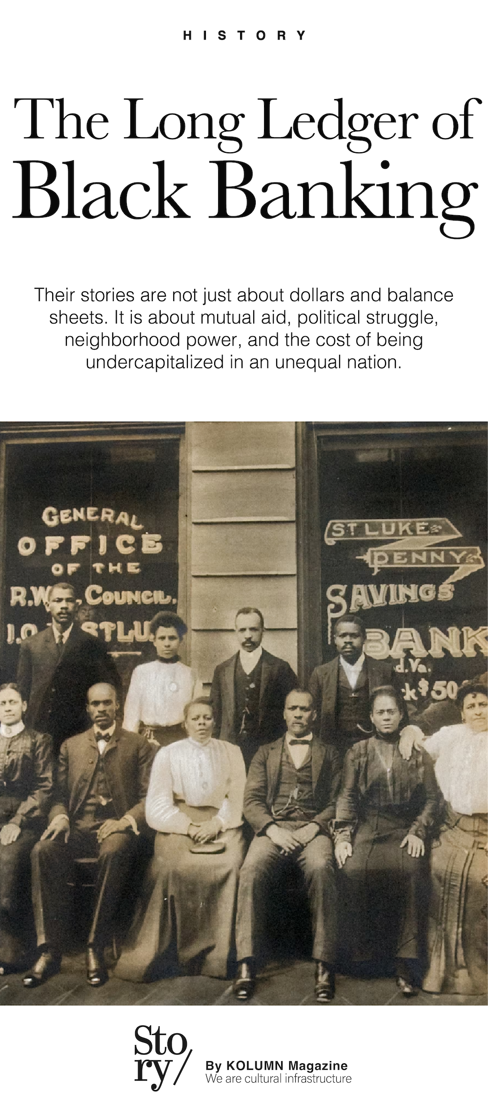 Freedman’s Savings and Trust Company, Grand Fountain of the United Order of True Reformers, St. Luke Penny Savings Bank, KOLUMN, African American News, Black News, African American Journalism, Black Journalism, African American History, Black History, African American Art, Black Art, African American Music, Black Music, African American Wealth, Black Wealth, African American Education, Black Education, Historic Black University or College, HBCU
