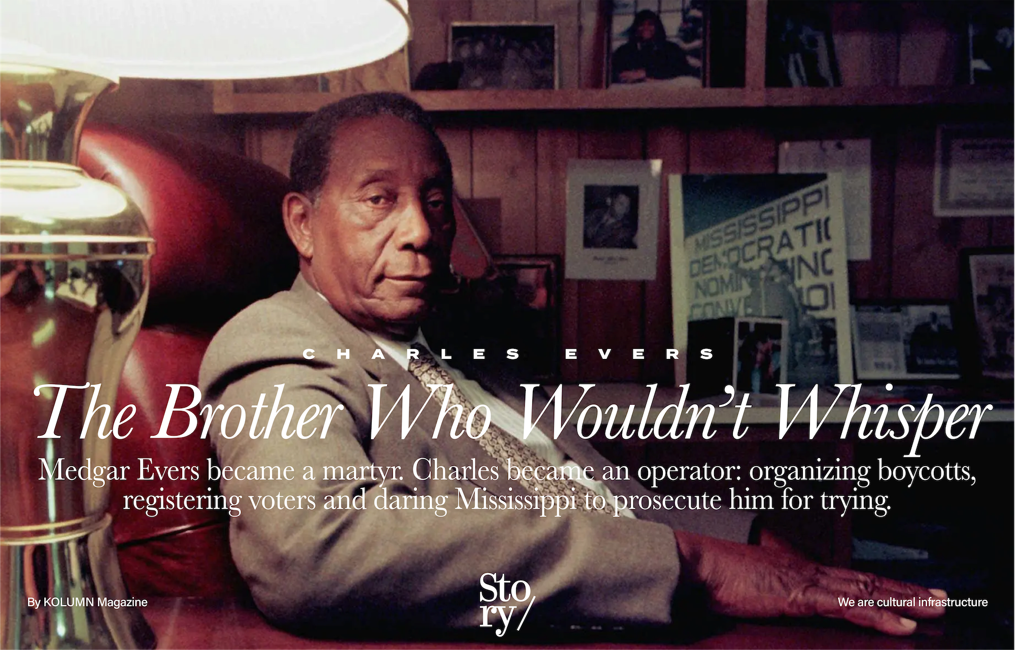 Charles Evers, KOLUMN, African American News, Black News, African American Journalism, Black Journalism, African American History, Black History, African American Art, Black Art, African American Music, Black Music, African American Wealth, Black Wealth, African American Education, Black Education, Historic Black University or College, HBCU