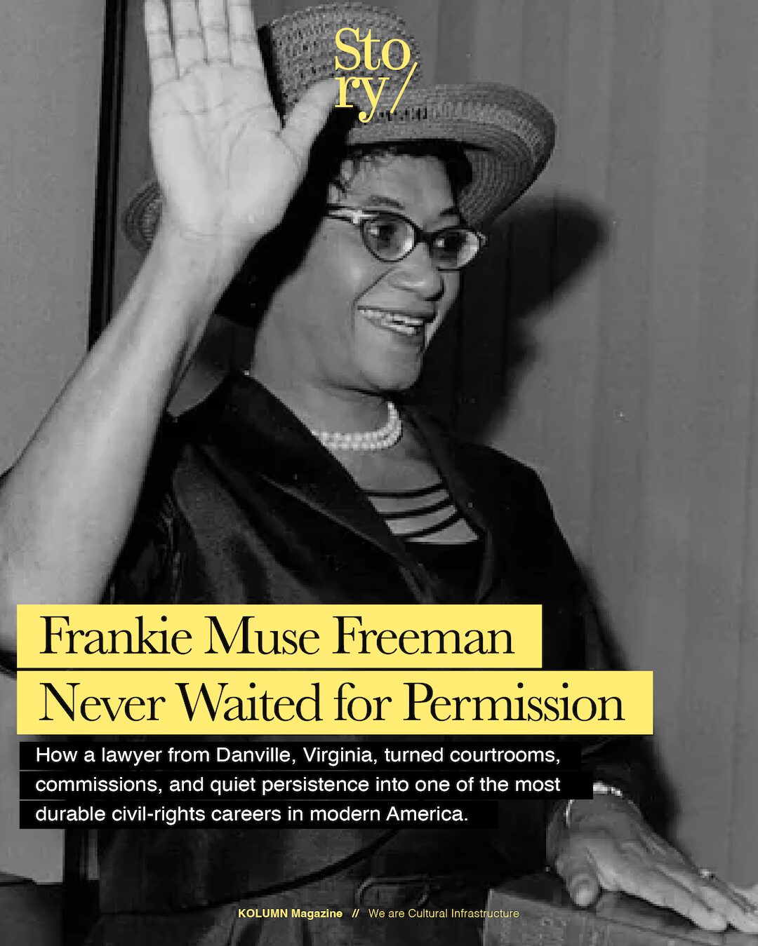 Frankie Muse Freeman, KOLUMN, African American News, Black News, African American Journalism, Black Journalism, African American History, Black History, African American Art, Black Art, African American Music, Black Music, African American Wealth, Black Wealth, African American Education, Black Education, Historic Black University or College, HBCU