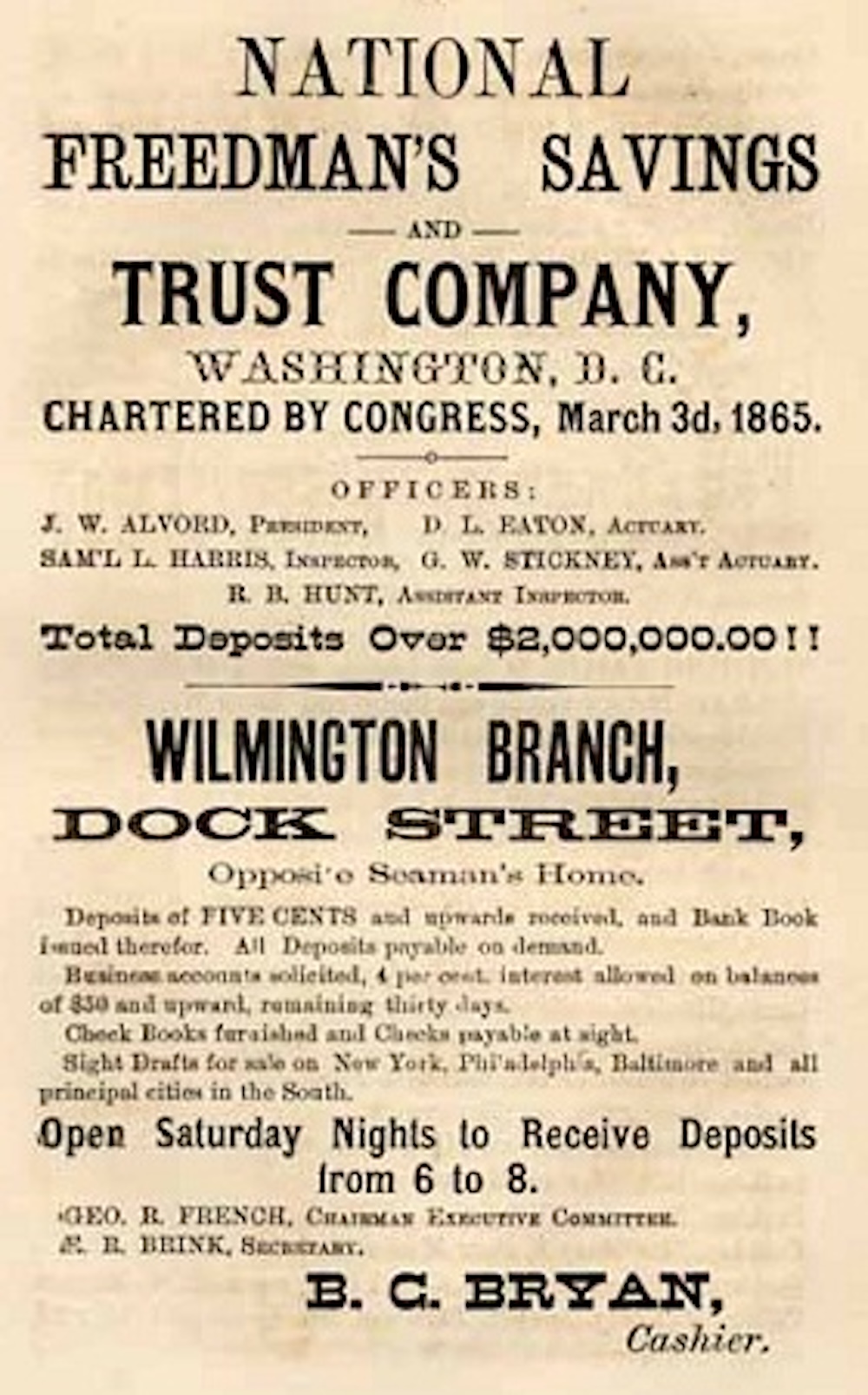 Freedman’s Savings and Trust Company, Grand Fountain of the United Order of True Reformers, St. Luke Penny Savings Bank, KOLUMN, African American News, Black News, African American Journalism, Black Journalism, African American History, Black History, African American Art, Black Art, African American Music, Black Music, African American Wealth, Black Wealth, African American Education, Black Education, Historic Black University or College, HBCU