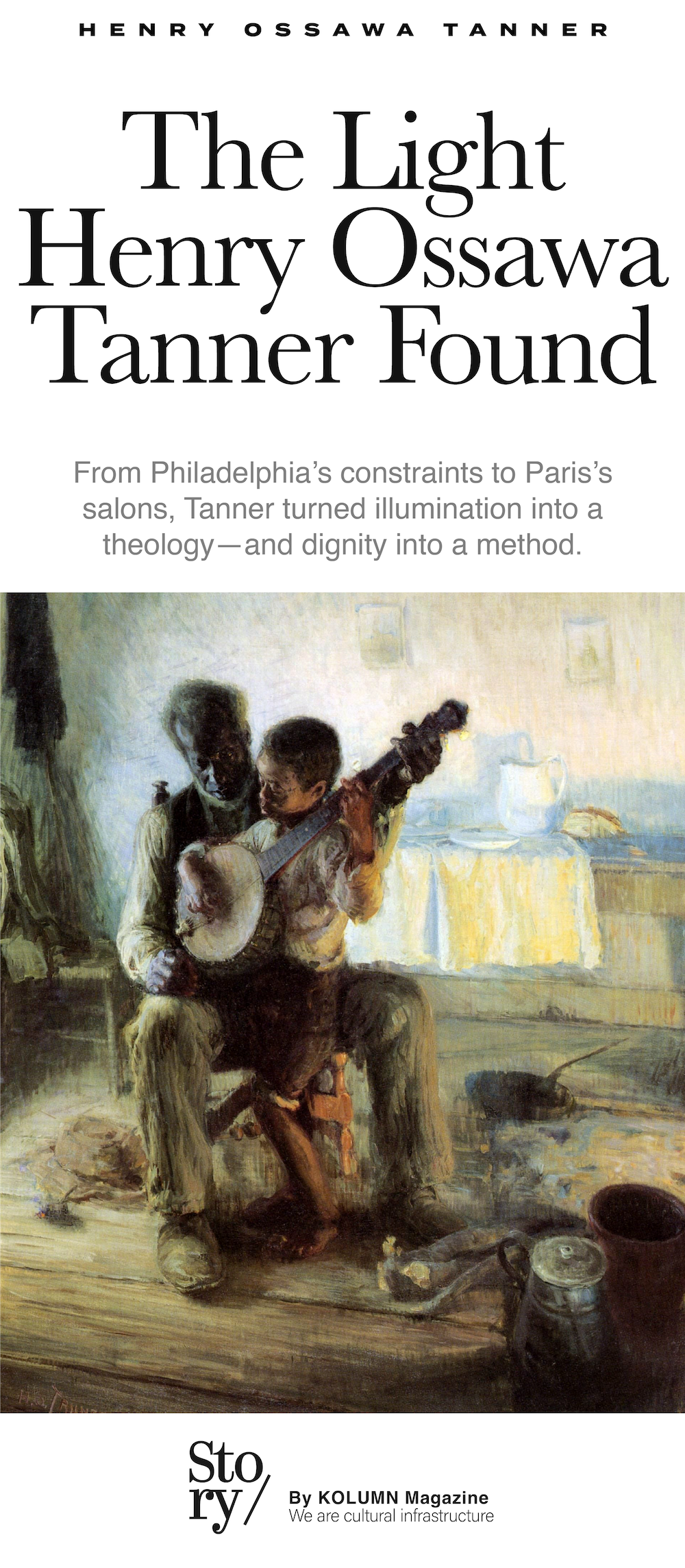 Henry Ossawa Tanner, KOLUMN, African American News, Black News, African American Journalism, Black Journalism, African American History, Black History, African American Art, Black Art, African American Music, Black Music, African American Wealth, Black Wealth, African American Education, Black Education, Historic Black University or College, HBCU