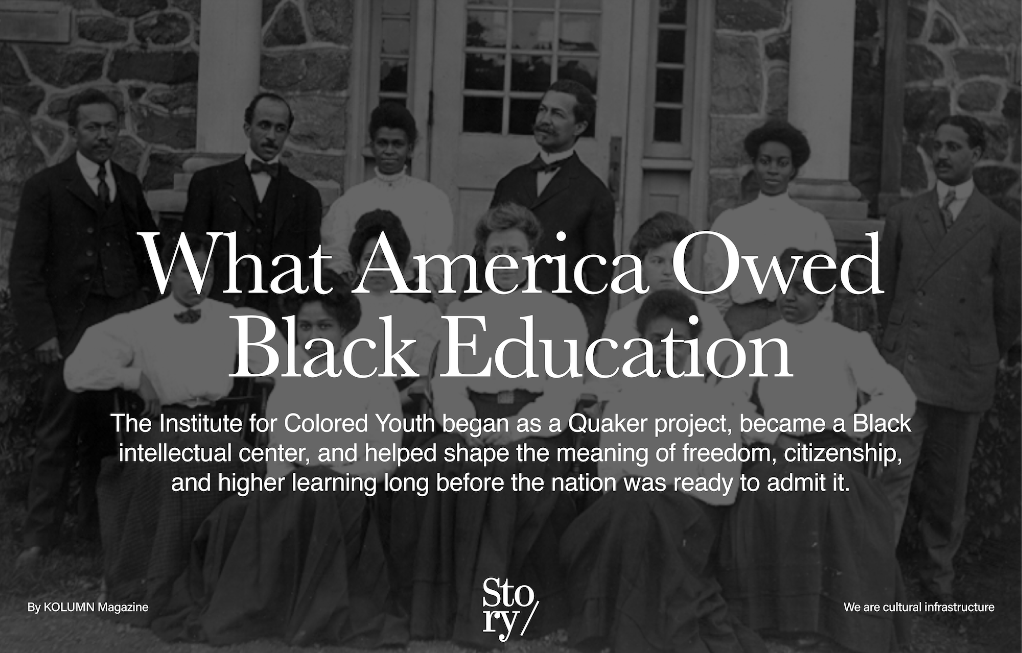 Institute for Colored Youth, KOLUMN, African American News, Black News, African American Journalism, Black Journalism, African American History, Black History, African American Art, Black Art, African American Music, Black Music, African American Wealth, Black Wealth, African American Education, Black Education, Historic Black University or College, HBCU