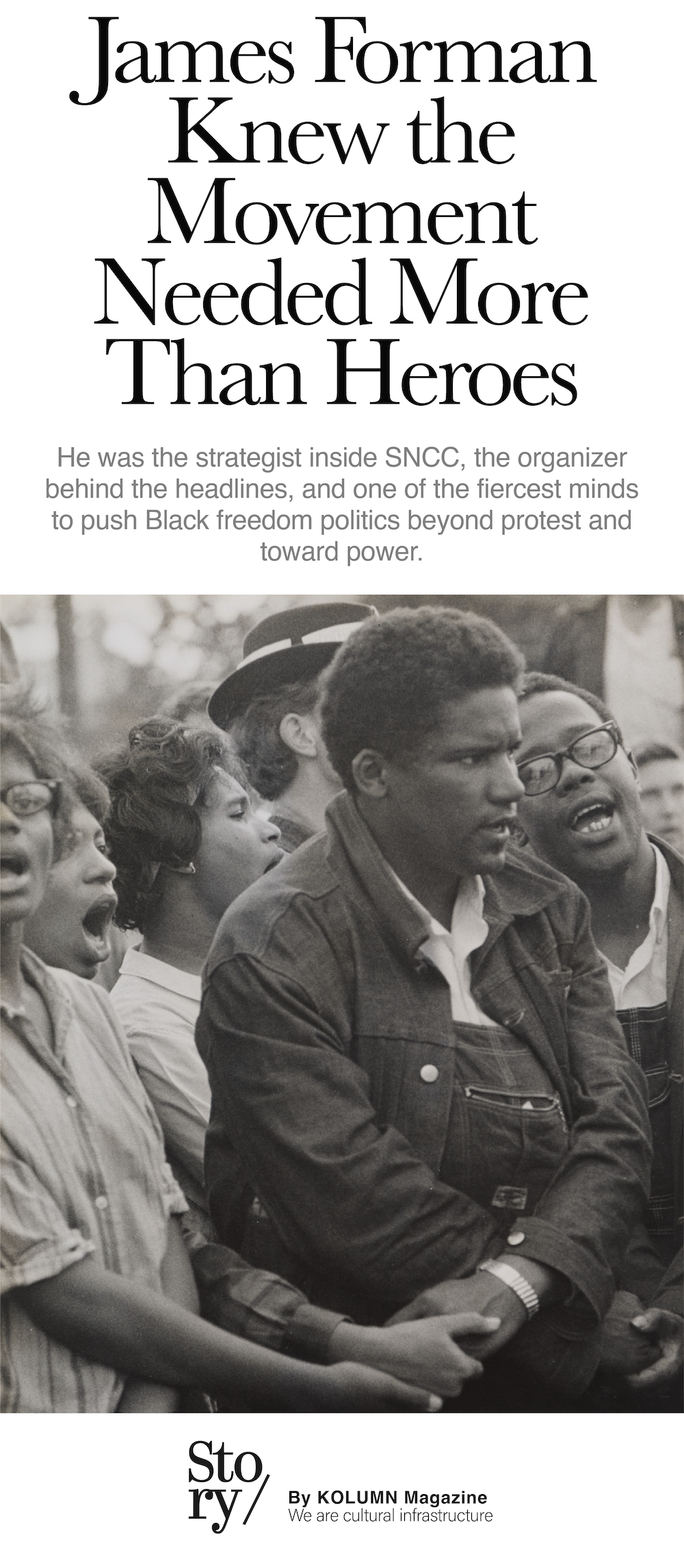 James Forman, KOLUMN, African American News, Black News, African American Journalism, Black Journalism, African American History, Black History, African American Art, Black Art, African American Music, Black Music, African American Wealth, Black Wealth, African American Education, Black Education, Historic Black University or College, HBCU