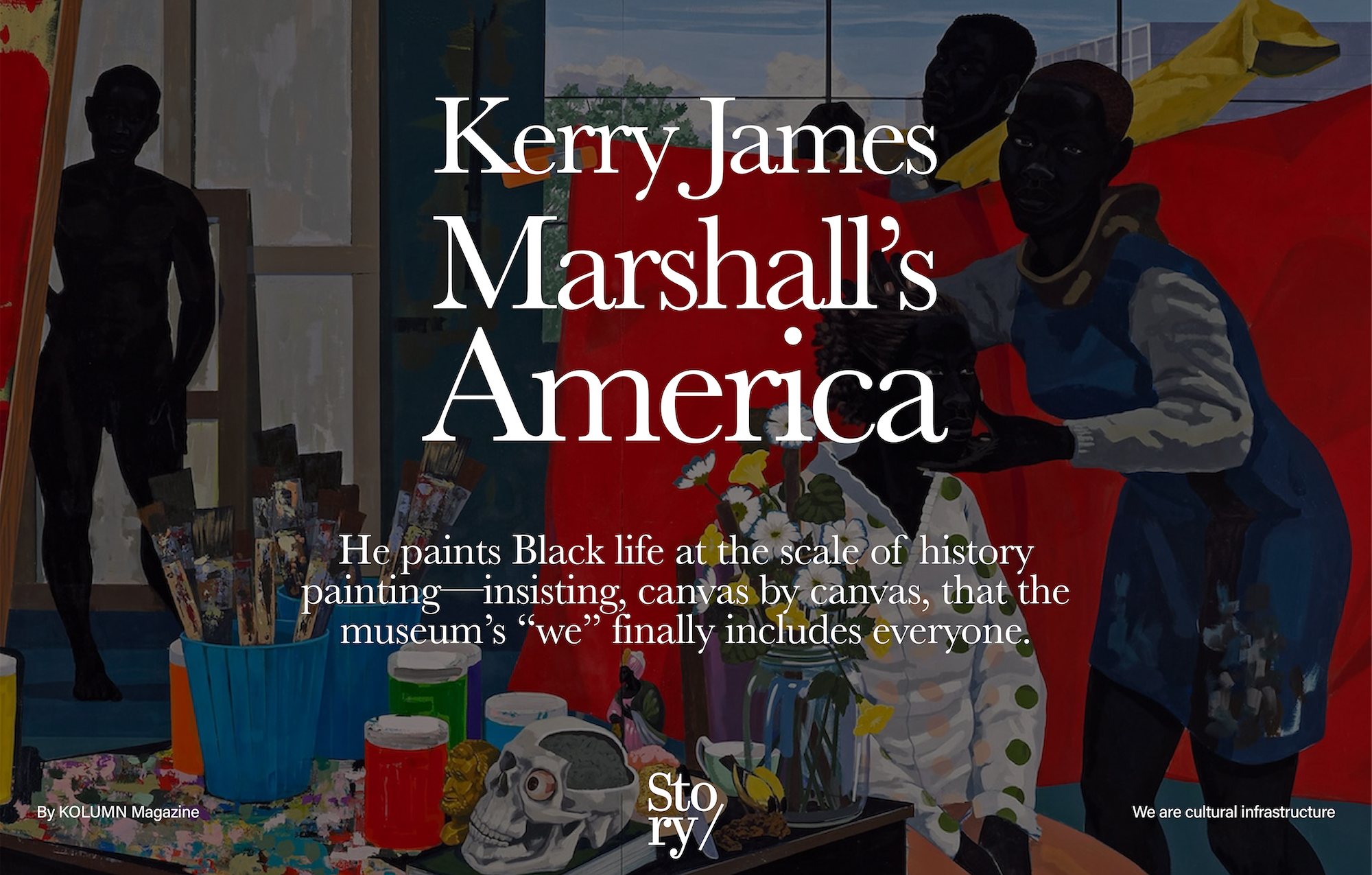 Kerry James Marshall, KOLUMN, African American News, Black News, African American Journalism, Black Journalism, African American History, Black History, African American Art, Black Art, African American Music, Black Music, African American Wealth, Black Wealth, African American Education, Black Education, Historic Black University or College, HBCU
