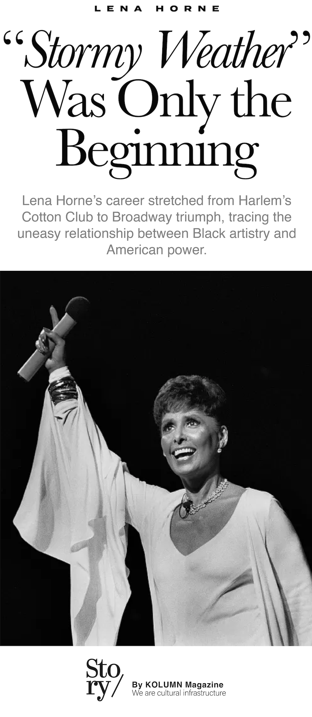 Lena Horne, KOLUMN, African American News, Black News, African American Journalism, Black Journalism, African American History, Black History, African American Art, Black Art, African American Music, Black Music, African American Wealth, Black Wealth, African American Education, Black Education, Historic Black University or College, HBCU