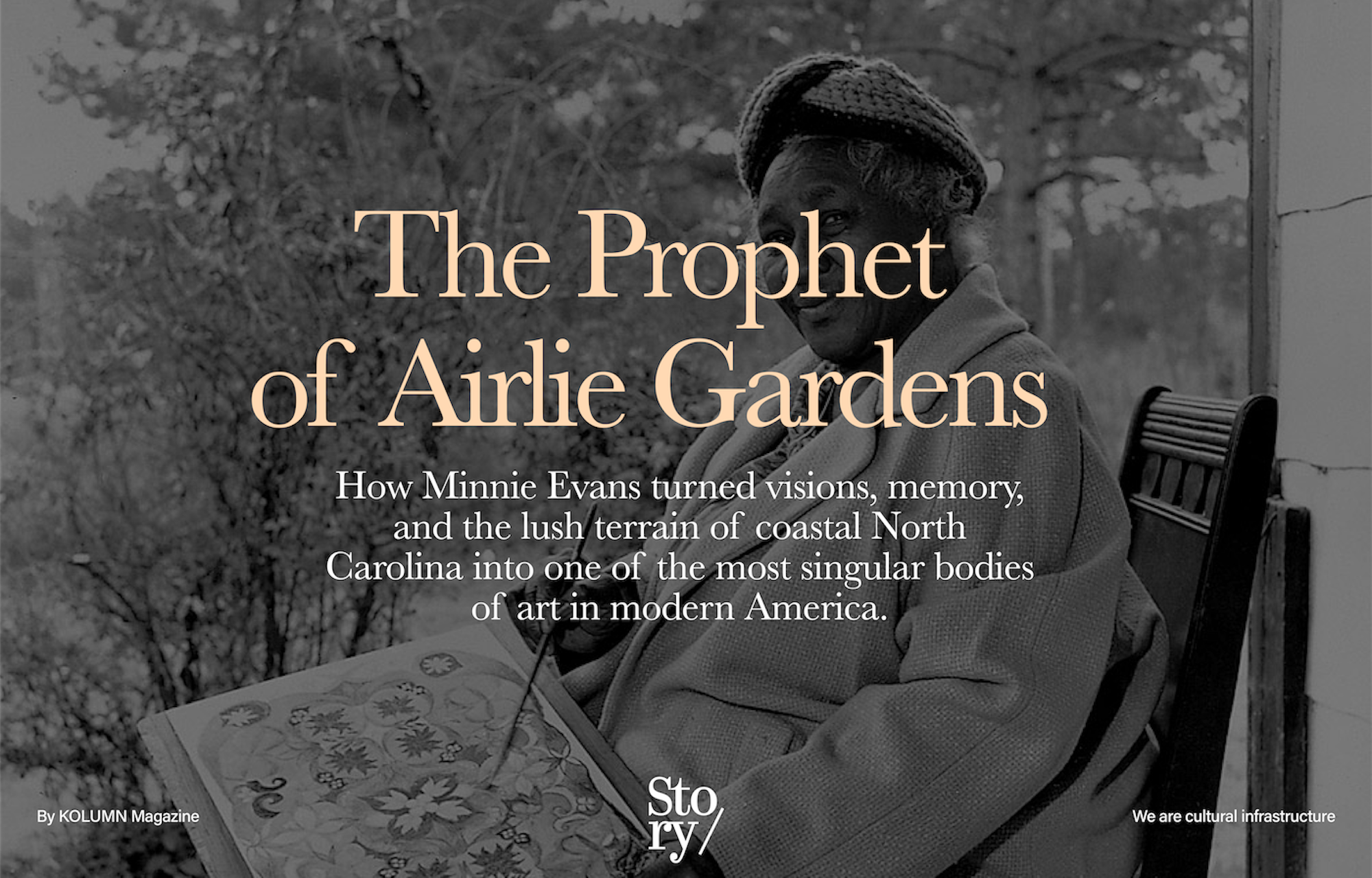 Minnie Evans, KOLUMN, African American News, Black News, African American Journalism, Black Journalism, African American History, Black History, African American Art, Black Art, African American Music, Black Music, African American Wealth, Black Wealth, African American Education, Black Education, Historic Black University or College, HBCU
