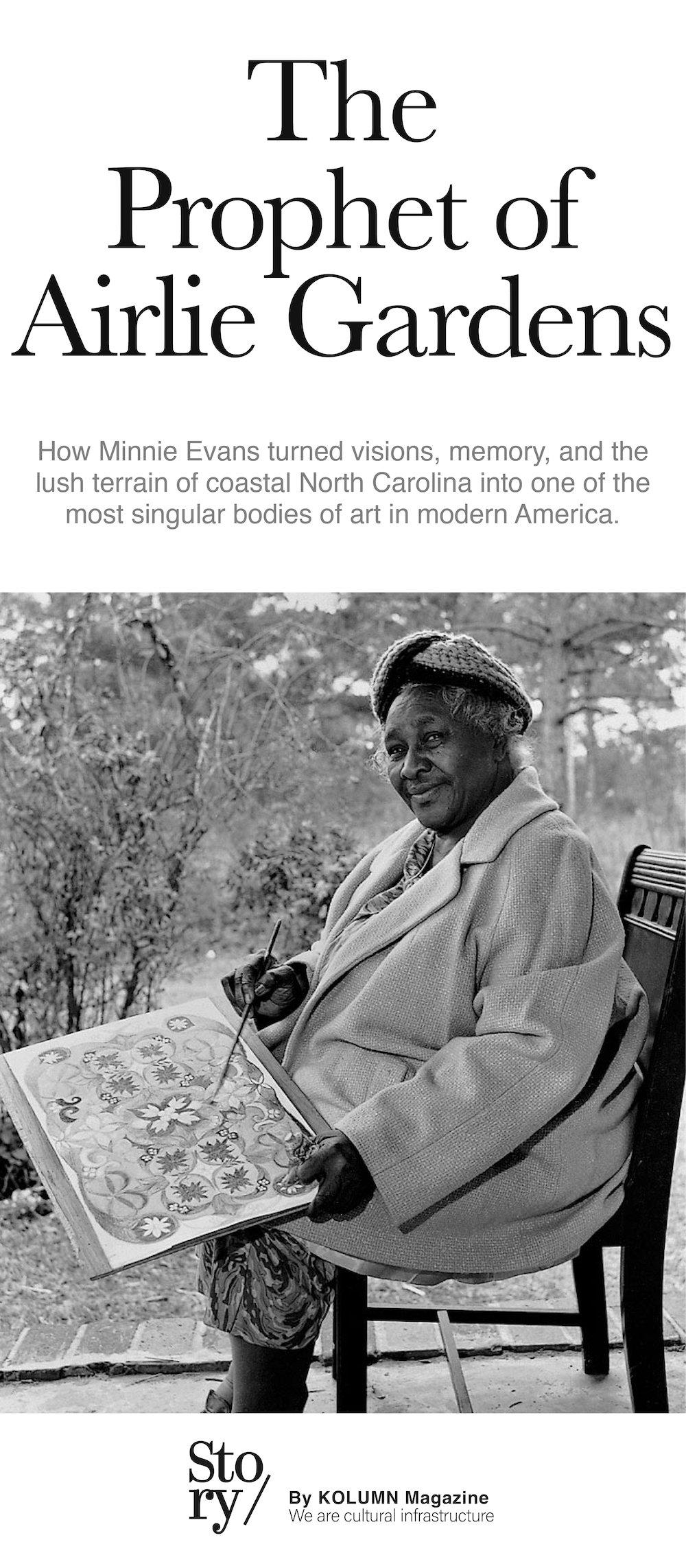 Minnie Evans, KOLUMN, African American News, Black News, African American Journalism, Black Journalism, African American History, Black History, African American Art, Black Art, African American Music, Black Music, African American Wealth, Black Wealth, African American Education, Black Education, Historic Black University or College, HBCU
