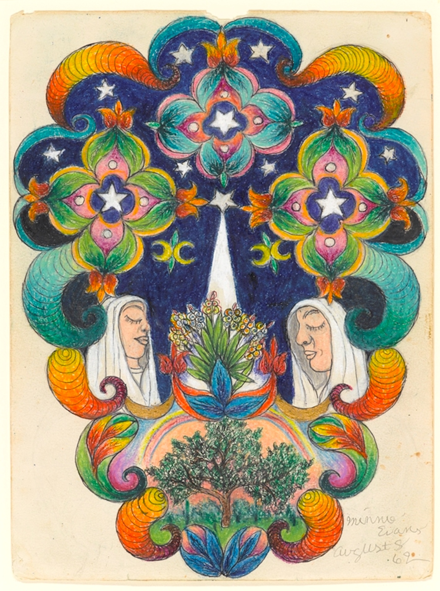 Minnie Evans, KOLUMN, African American News, Black News, African American Journalism, Black Journalism, African American History, Black History, African American Art, Black Art, African American Music, Black Music, African American Wealth, Black Wealth, African American Education, Black Education, Historic Black University or College, HBCU