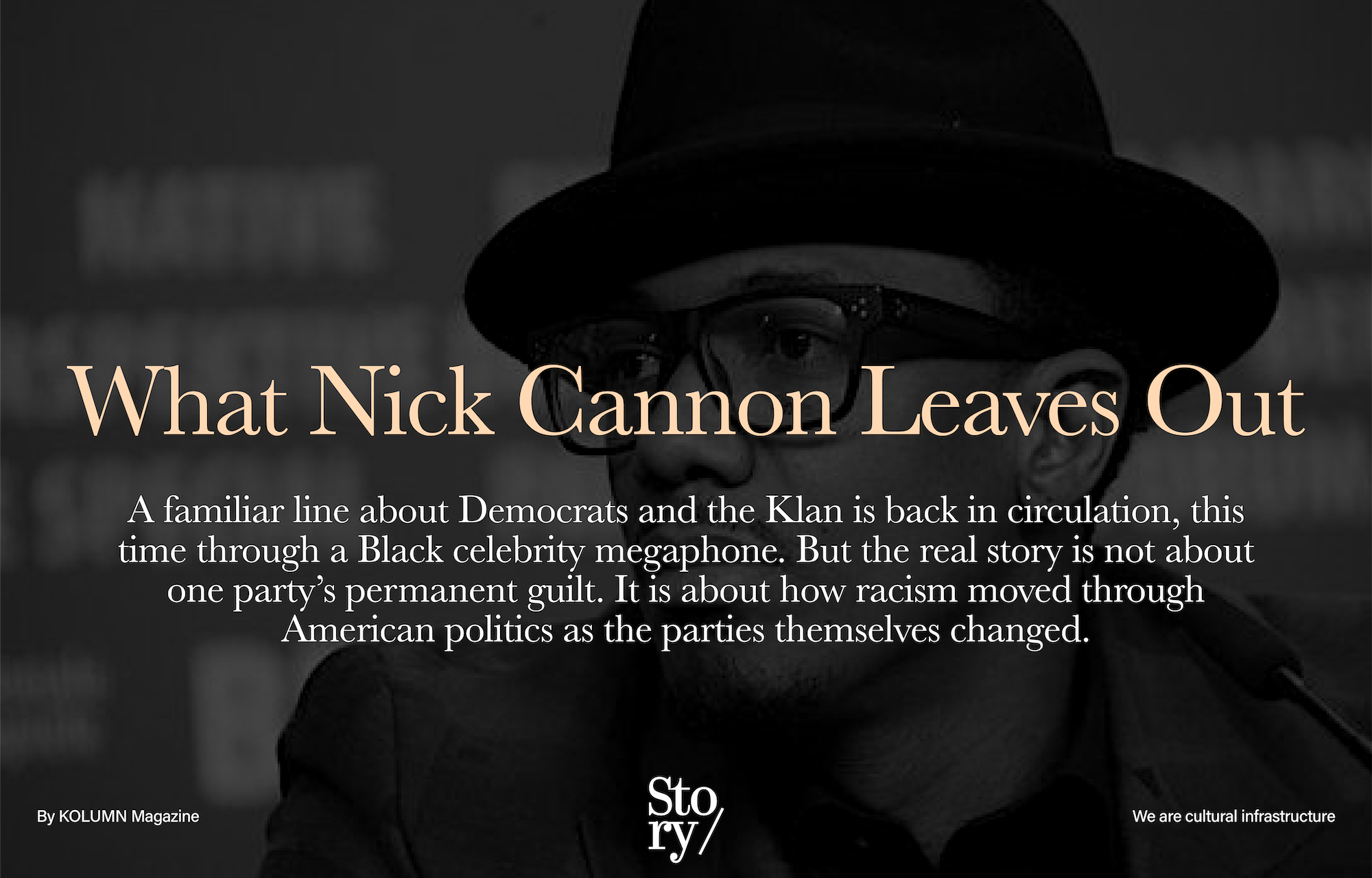 Nick Cannon, KOLUMN, African American News, Black News, African American Journalism, Black Journalism, African American History, Black History, African American Art, Black Art, African American Music, Black Music, African American Wealth, Black Wealth, African American Education, Black Education, Historic Black University or College, HBCU