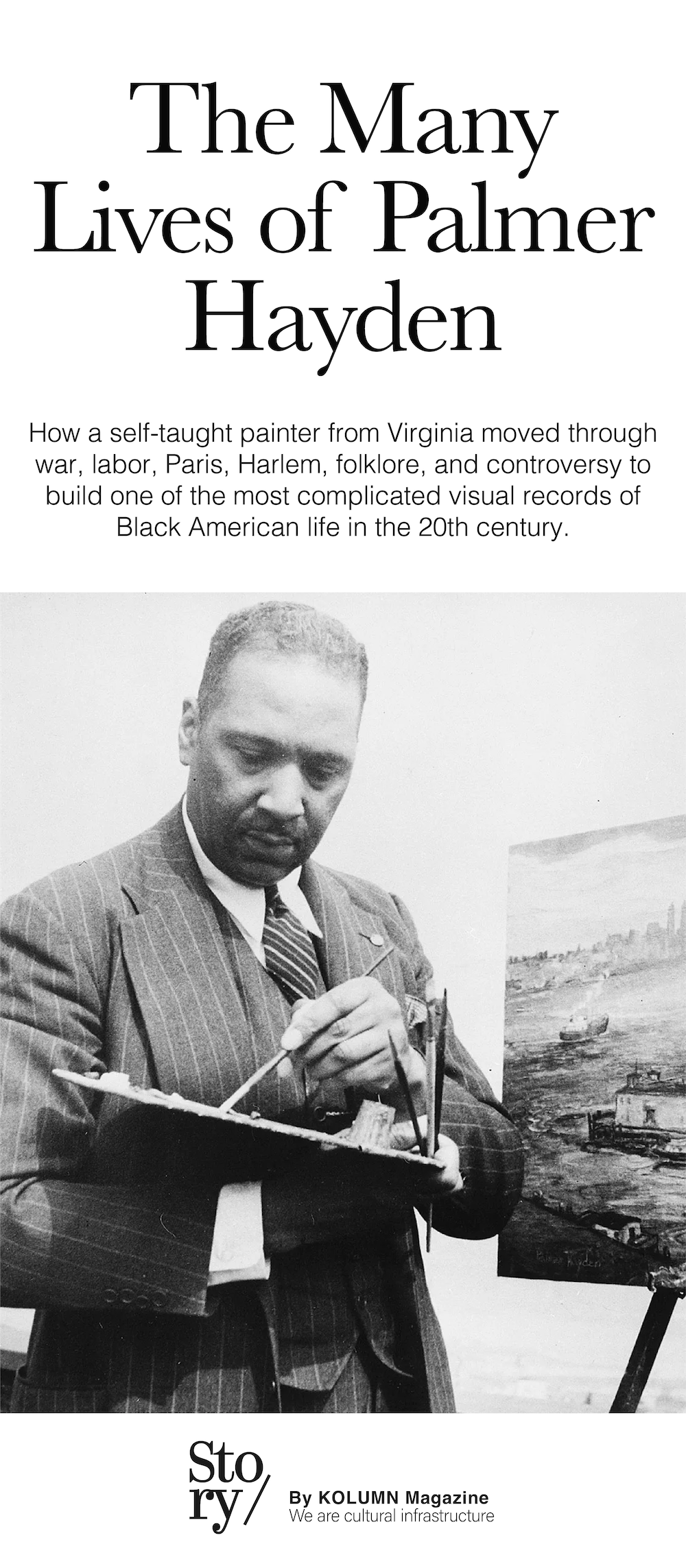 Palmer Hayden, KOLUMN, African American News, Black News, African American Journalism, Black Journalism, African American History, Black History, African American Art, Black Art, African American Music, Black Music, African American Wealth, Black Wealth, African American Education, Black Education, Historic Black University or College, HBCU