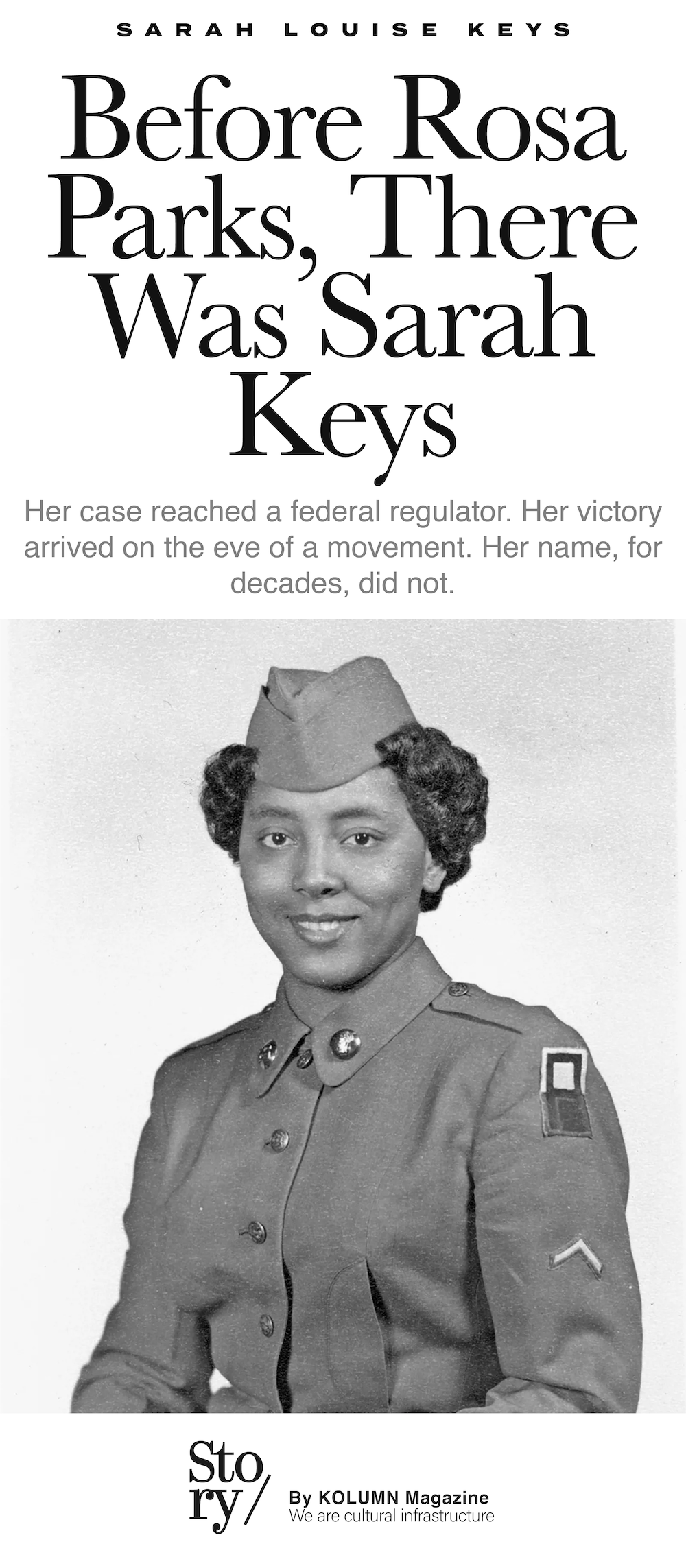 Sarah Keys, Sarah Louise Keys, KOLUMN, African American News, Black News, African American Journalism, Black Journalism, African American History, Black History, African American Art, Black Art, African American Music, Black Music, African American Wealth, Black Wealth, African American Education, Black Education, Historic Black University or College, HBCU