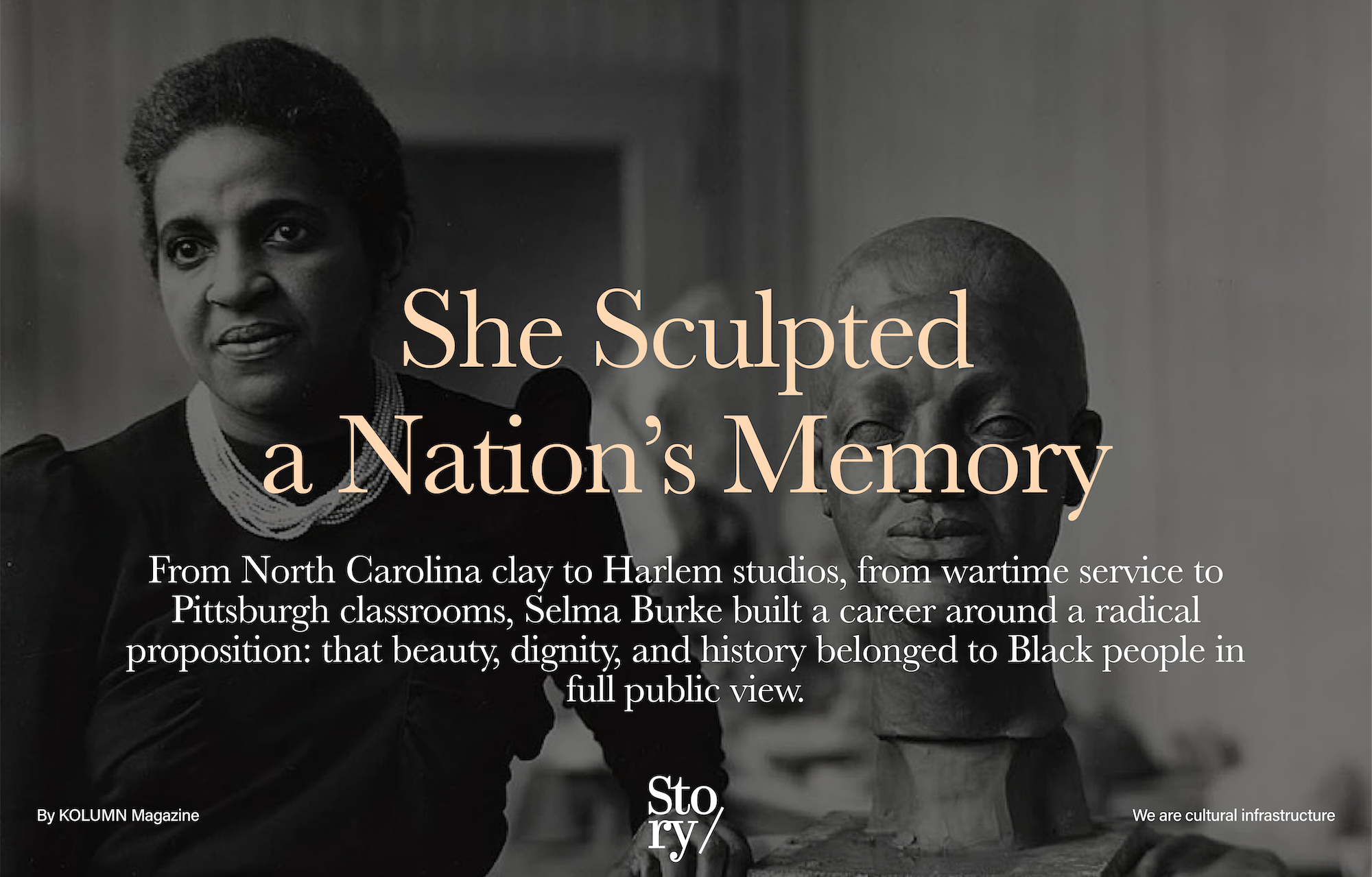 Selma Burke, KOLUMN, African American News, Black News, African American Journalism, Black Journalism, African American History, Black History, African American Art, Black Art, African American Music, Black Music, African American Wealth, Black Wealth, African American Education, Black Education, Historic Black University or College, HBCU