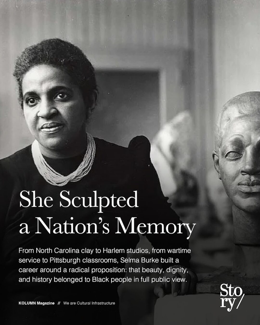 Selma Burke, KOLUMN, African American News, Black News, African American Journalism, Black Journalism, African American History, Black History, African American Art, Black Art, African American Music, Black Music, African American Wealth, Black Wealth, African American Education, Black Education, Historic Black University or College, HBCU