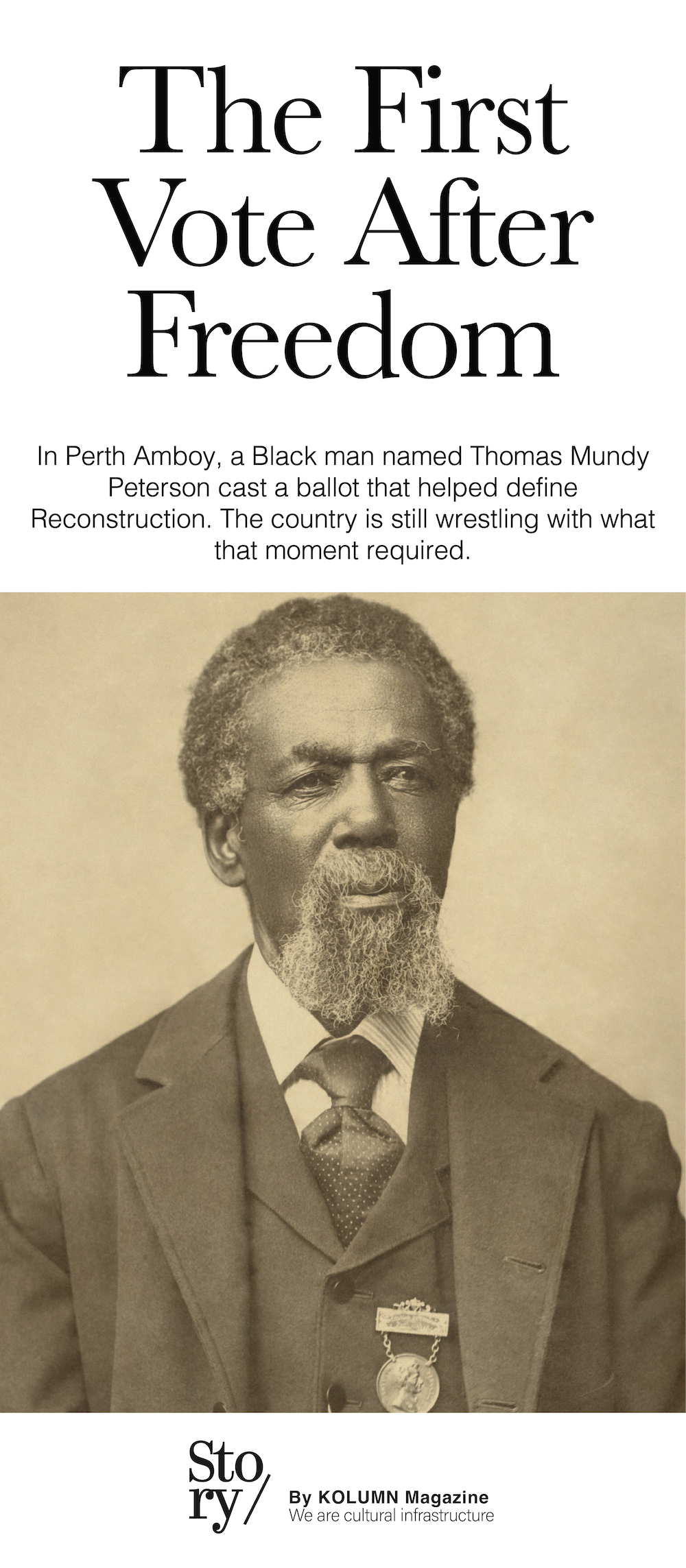 Thomas Mundy Peterson, African American Vote, Black Vote, KOLUMN, African American News, Black News, African American Journalism, Black Journalism, African American History, Black History, African American Art, Black Art, African American Music, Black Music, African American Wealth, Black Wealth, African American Education, Black Education, Historic Black University or College, HBCUv