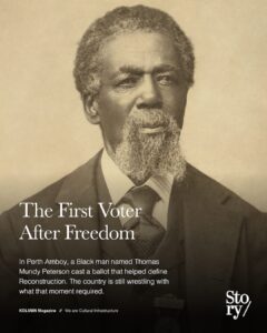 Thomas Mundy Peterson, African American Vote, Black Vote, KOLUMN, African American News, Black News, African American Journalism, Black Journalism, African American History, Black History, African American Art, Black Art, African American Music, Black Music, African American Wealth, Black Wealth, African American Education, Black Education, Historic Black University or College, HBCUv