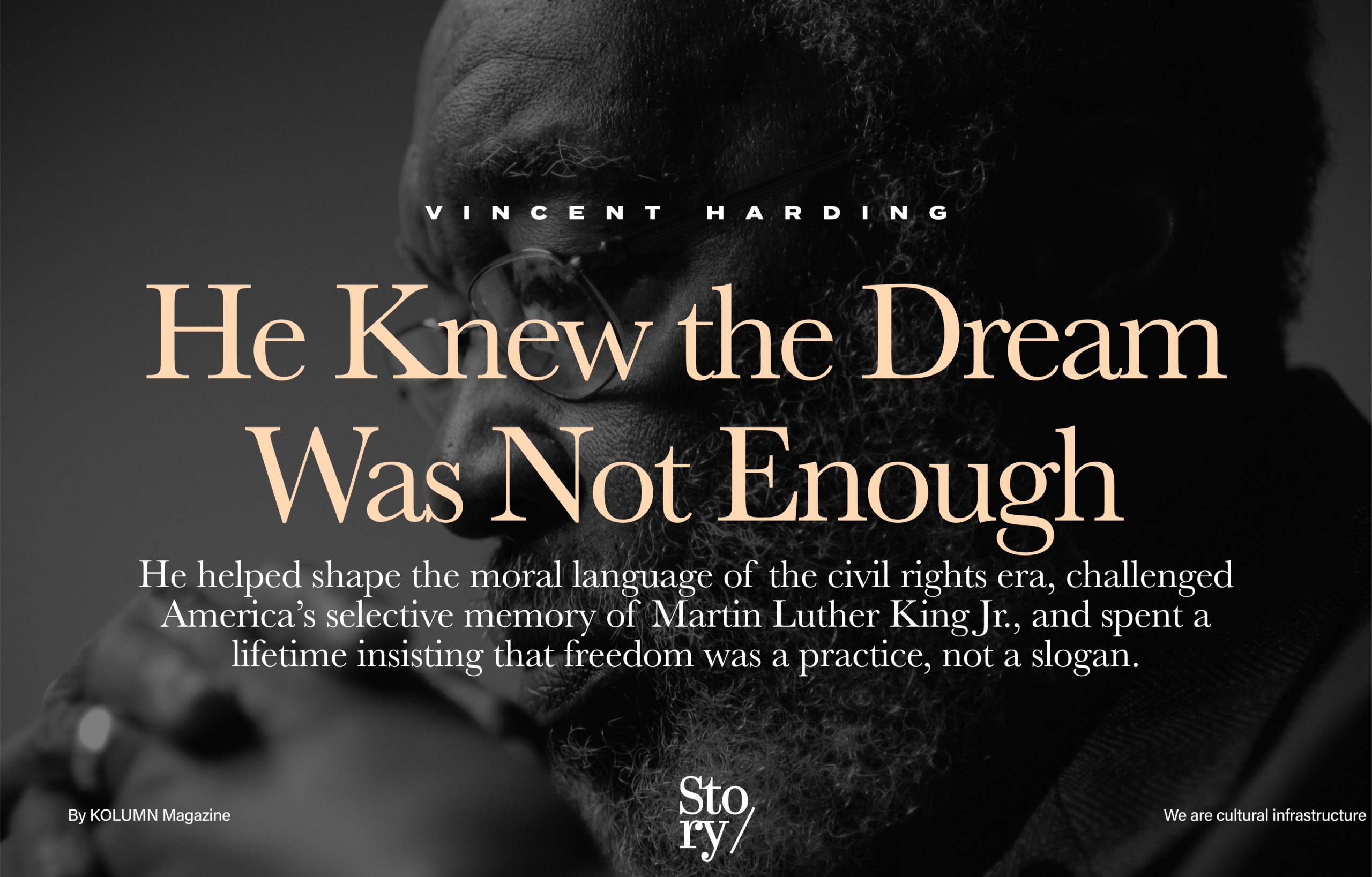 Vincent Harding, KOLUMN, African American News, Black News, African American Journalism, Black Journalism, African American History, Black History, African American Art, Black Art, African American Music, Black Music, African American Wealth, Black Wealth, African American Education, Black Education, Historic Black University or College, HBCU