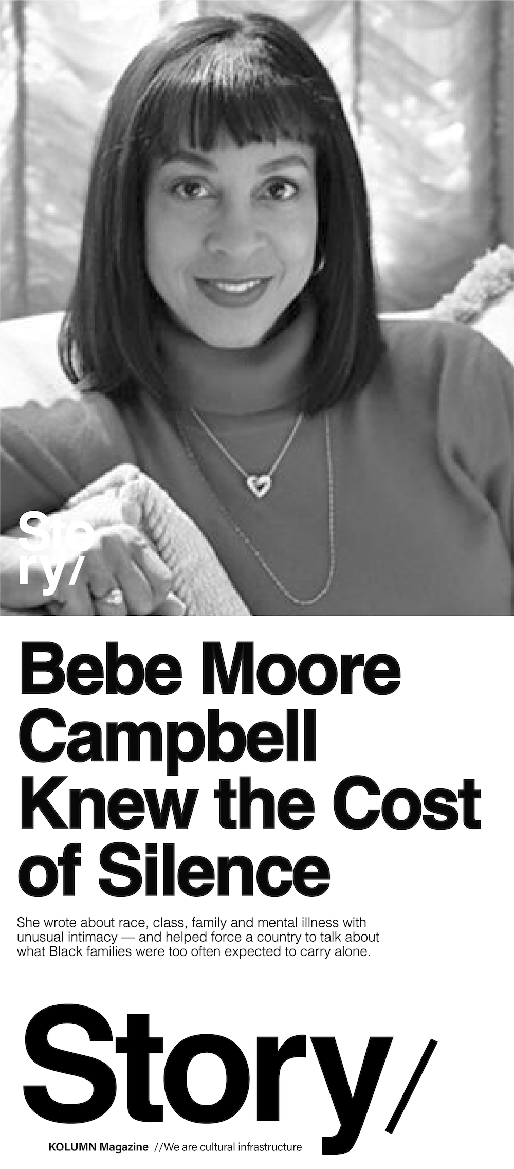 Bebe Moore Campbell, KOLUMN, African American News, Black News, African American Journalism, Black Journalism, African American History, Black History, African American Art, Black Art, African American Music, Black Music, African American Wealth, Black Wealth, African American Education, Black Education, Historic Black University or College, HBCU