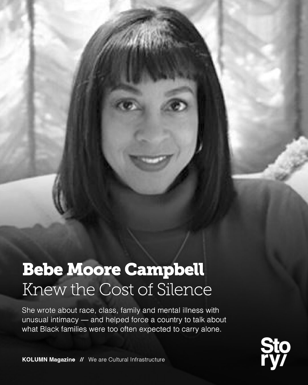 Bebe Moore Campbell, KOLUMN, African American News, Black News, African American Journalism, Black Journalism, African American History, Black History, African American Art, Black Art, African American Music, Black Music, African American Wealth, Black Wealth, African American Education, Black Education, Historic Black University or College, HBCU