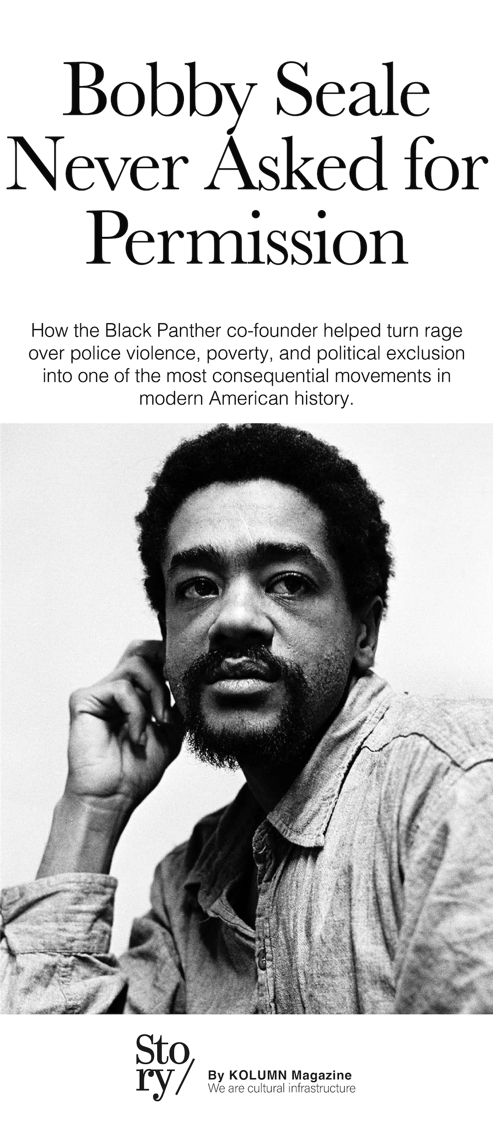 Bobby Seale, Black Panthers, KOLUMN, African American News, Black News, African American Journalism, Black Journalism, African American History, Black History, African American Art, Black Art, African American Music, Black Music, African American Wealth, Black Wealth, African American Education, Black Education, Historic Black University or College, HBCUv