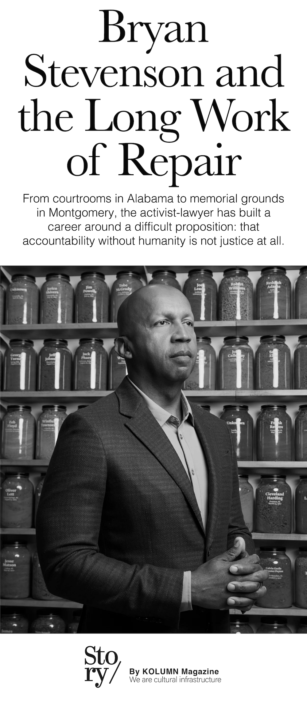 Bryan Stevenson, KOLUMN, African American News, Black News, African American Journalism, Black Journalism, African American History, Black History, African American Art, Black Art, African American Music, Black Music, African American Wealth, Black Wealth, African American Education, Black Education, Historic Black University or College, HBCU