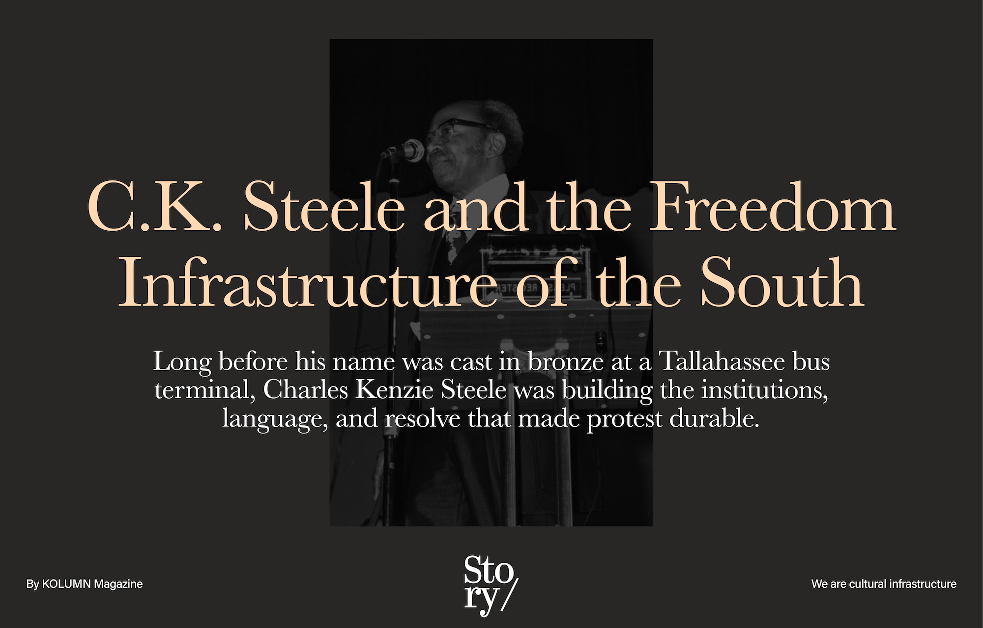 Charles Kenzie Steele, KOLUMN, African American News, Black News, African American Journalism, Black Journalism, African American History, Black History, African American Art, Black Art, African American Music, Black Music, African American Wealth, Black Wealth, African American Education, Black Education, Historic Black University or College, HBCU