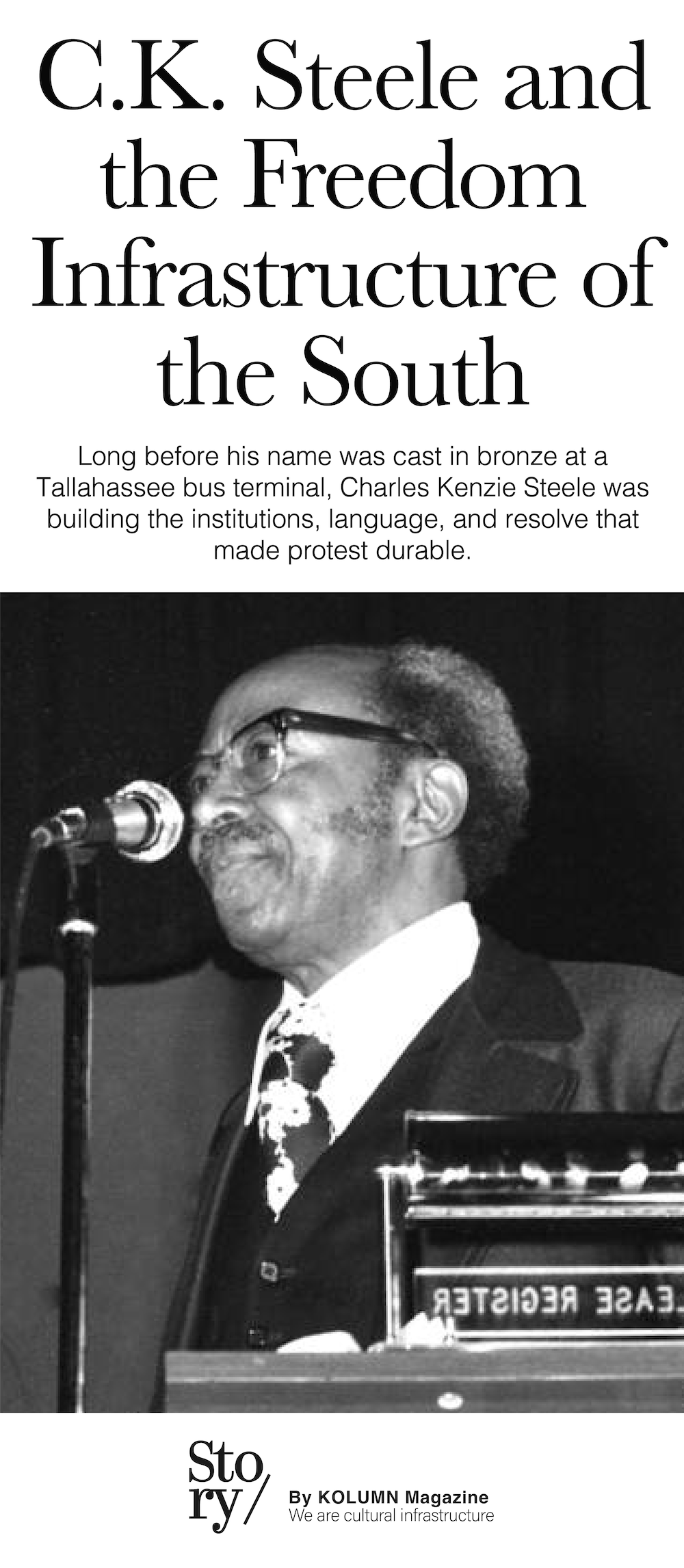 Charles Kenzie Steele, KOLUMN, African American News, Black News, African American Journalism, Black Journalism, African American History, Black History, African American Art, Black Art, African American Music, Black Music, African American Wealth, Black Wealth, African American Education, Black Education, Historic Black University or College, HBCU