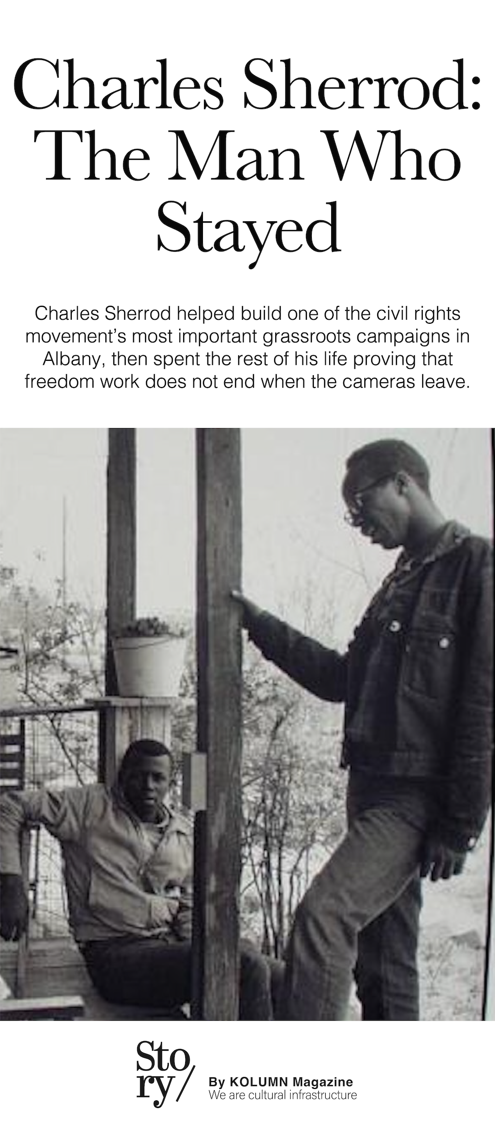 Charles Sherrod, KOLUMN, African American News, Black News, African American Journalism, Black Journalism, African American History, Black History, African American Art, Black Art, African American Music, Black Music, African American Wealth, Black Wealth, African American Education, Black Education, Historic Black University or College, HBCU