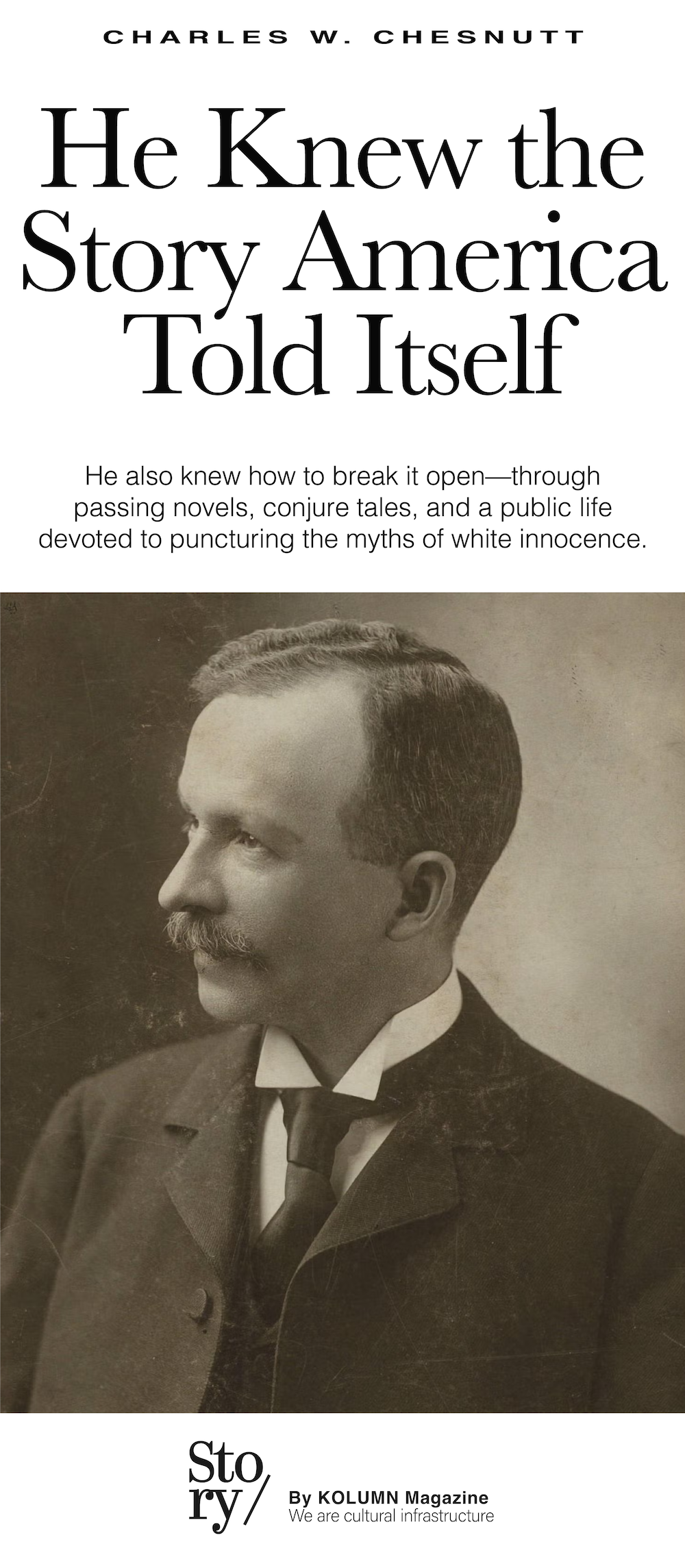 Charles W. Chesnutt, KOLUMN, African American News, Black News, African American Journalism, Black Journalism, African American History, Black History, African American Art, Black Art, African American Music, Black Music, African American Wealth, Black Wealth, African American Education, Black Education, Historic Black University or College, HBCUv